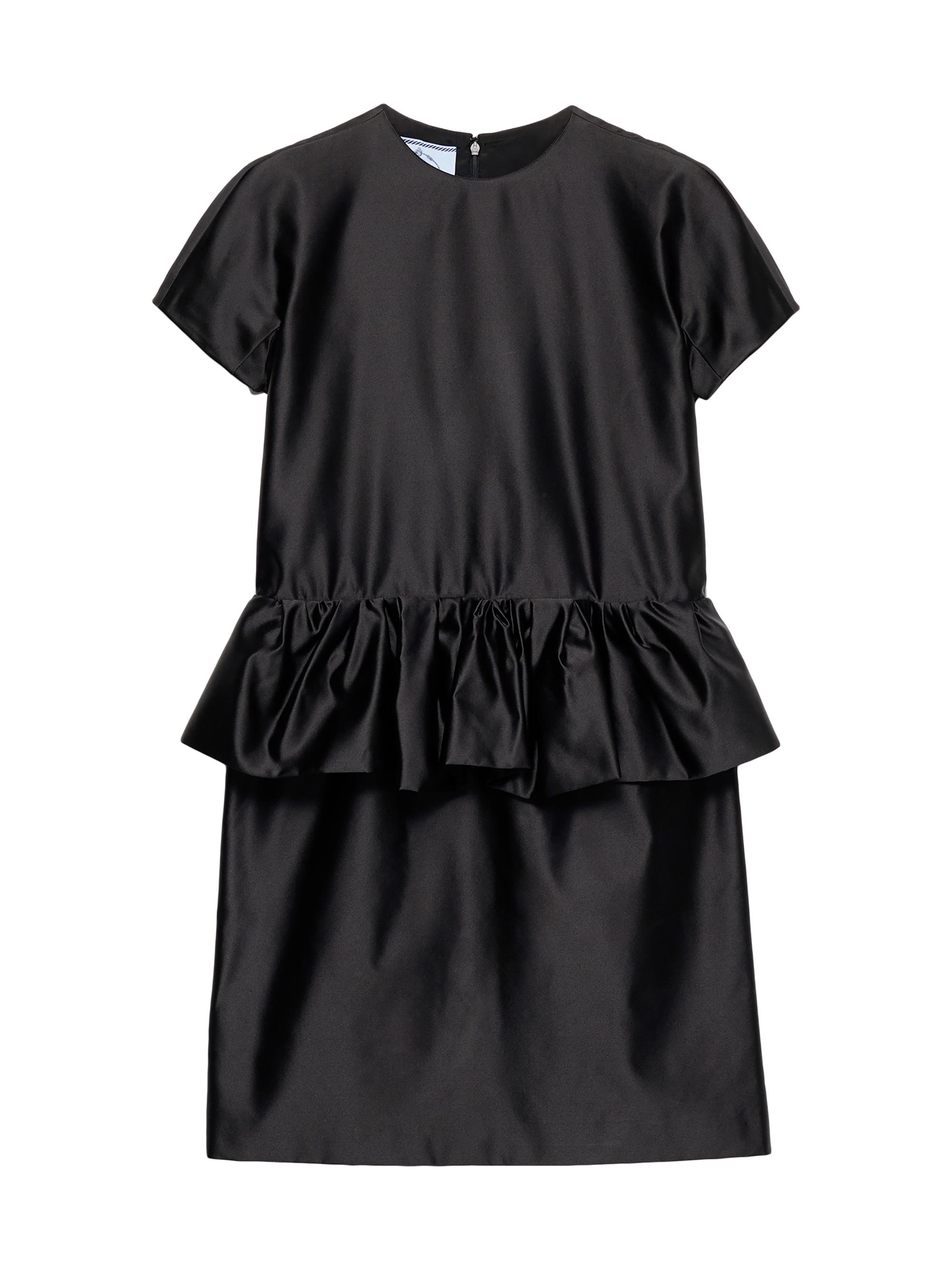 Prada Women's Duchesse Silk Mini-Dress - Black