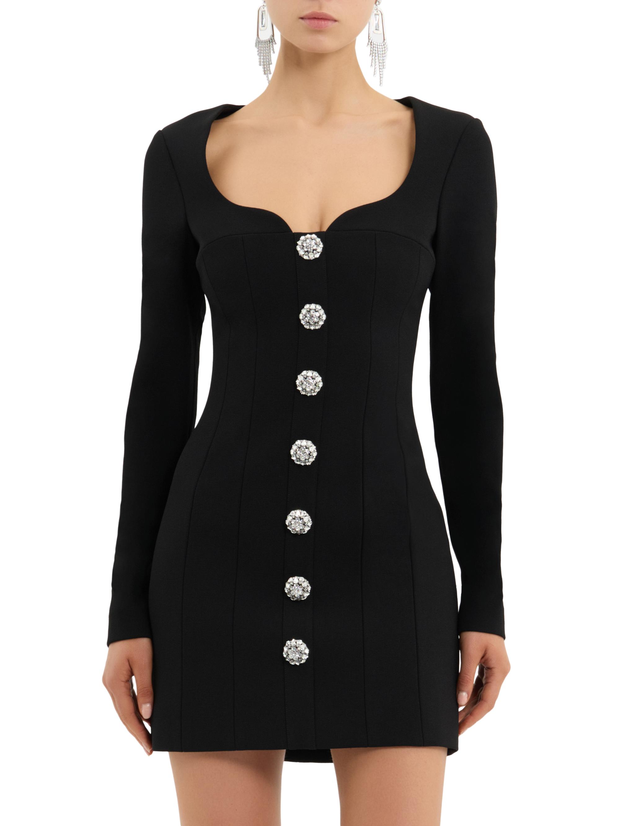 Rebecca Vallance Women's Annaleigh Diamanté Minidress - Black