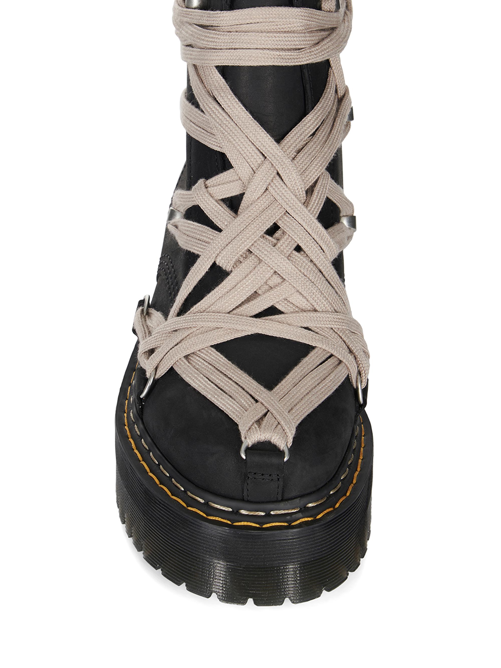 靴 Rick Owens Dr.Martens 1460 Quad Megalace Dr. Martens x Rick Owens FW25 1460 Quad Sole Megalace® Boot