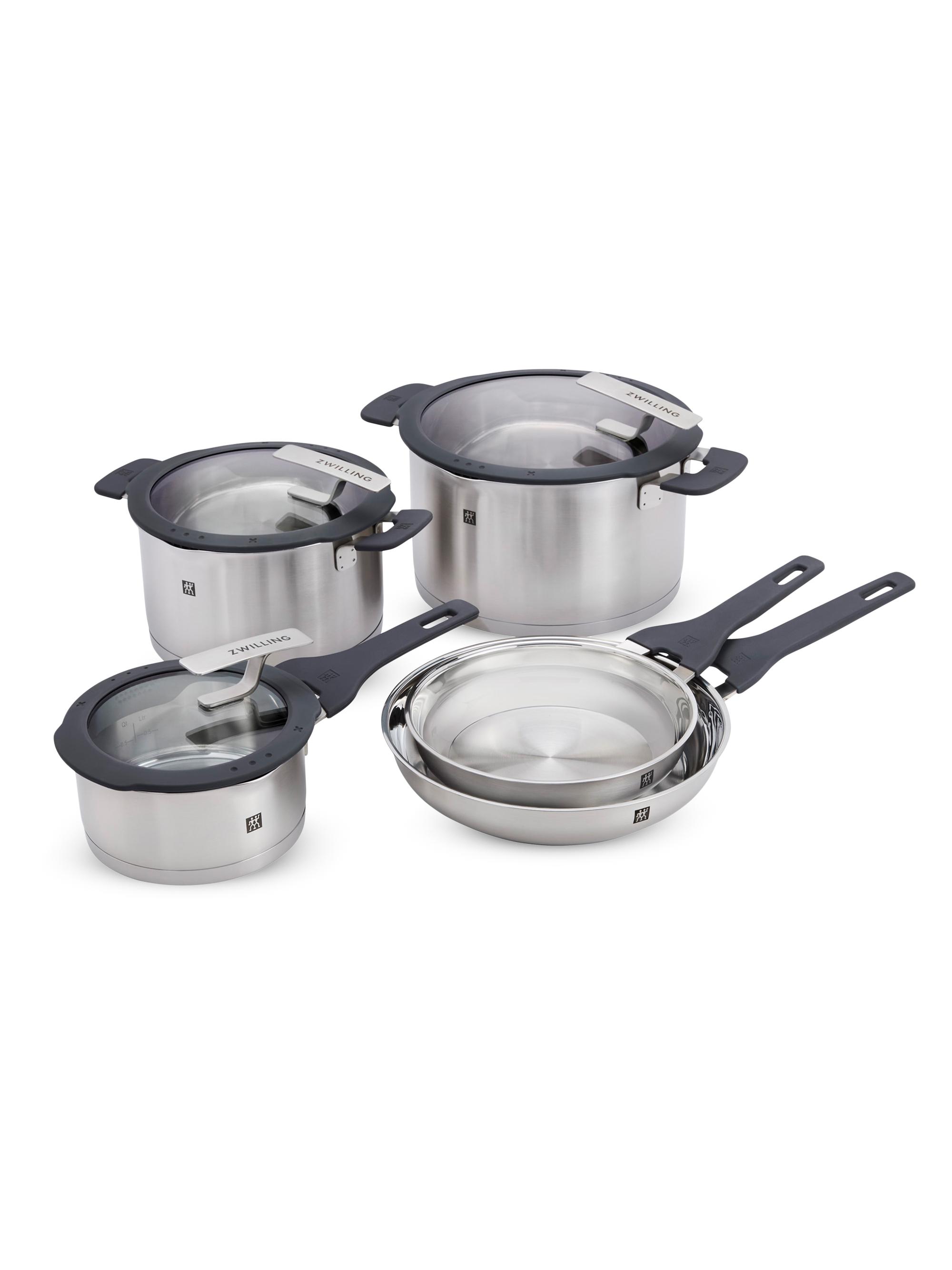 ZWILLING J.A. Henckels Simplify 8pcs Stainless Steel Cookware Set - Stainless Steel