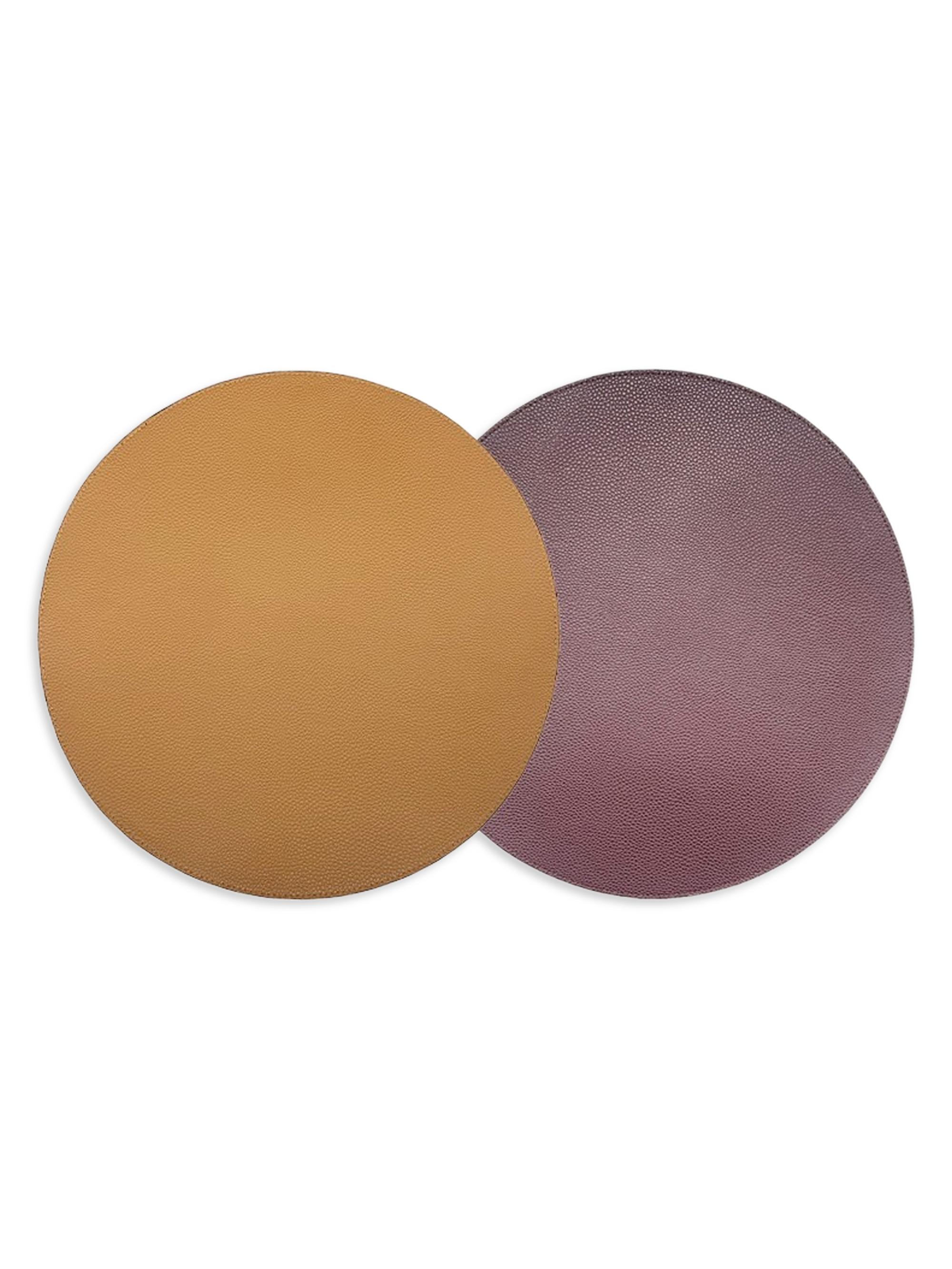 Von Gern Home Reversible Placemats Set of 4 - Brown