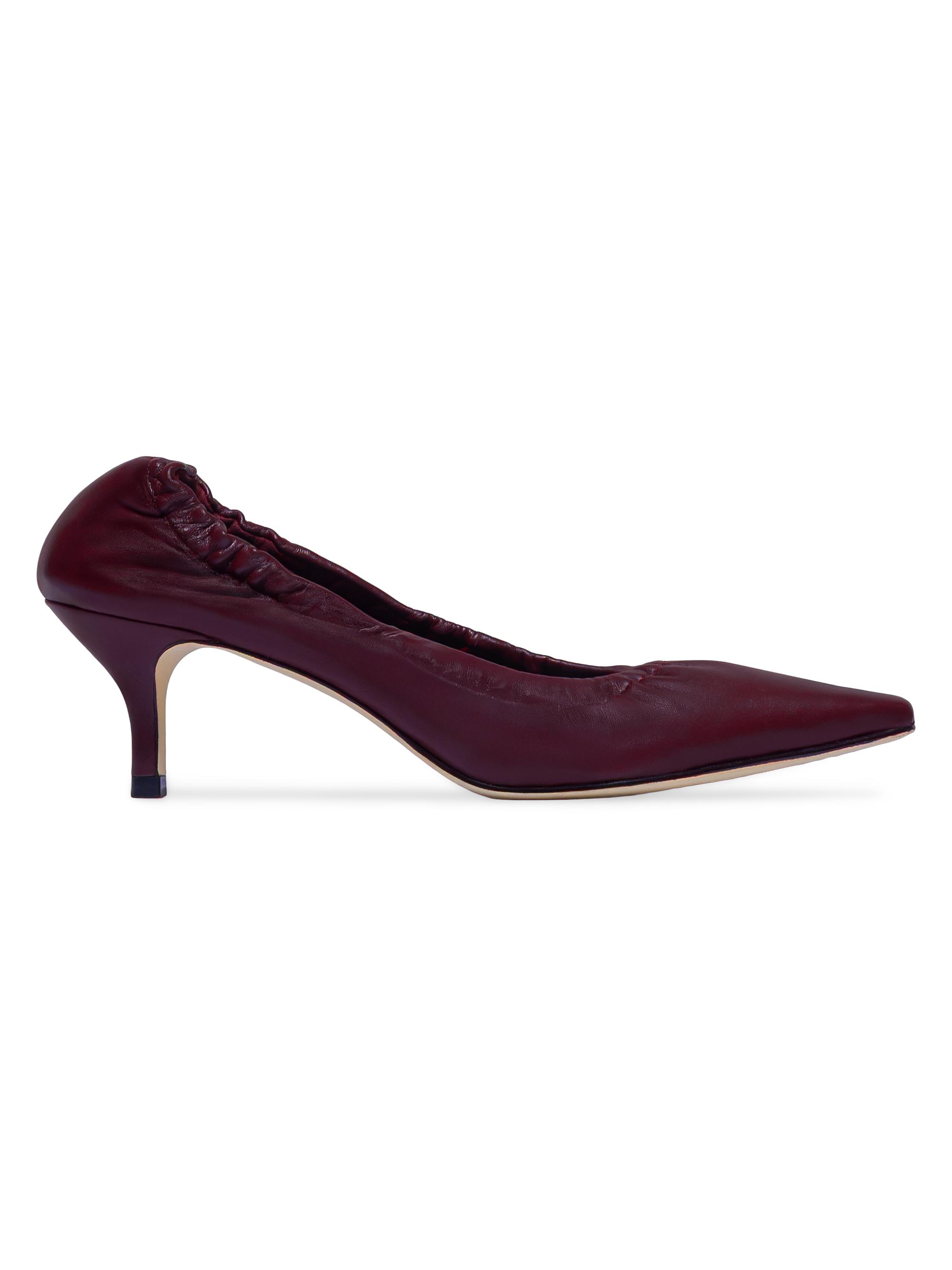 Bernardo 1946 Women's Manu Elastic Pumps - Dark Plum