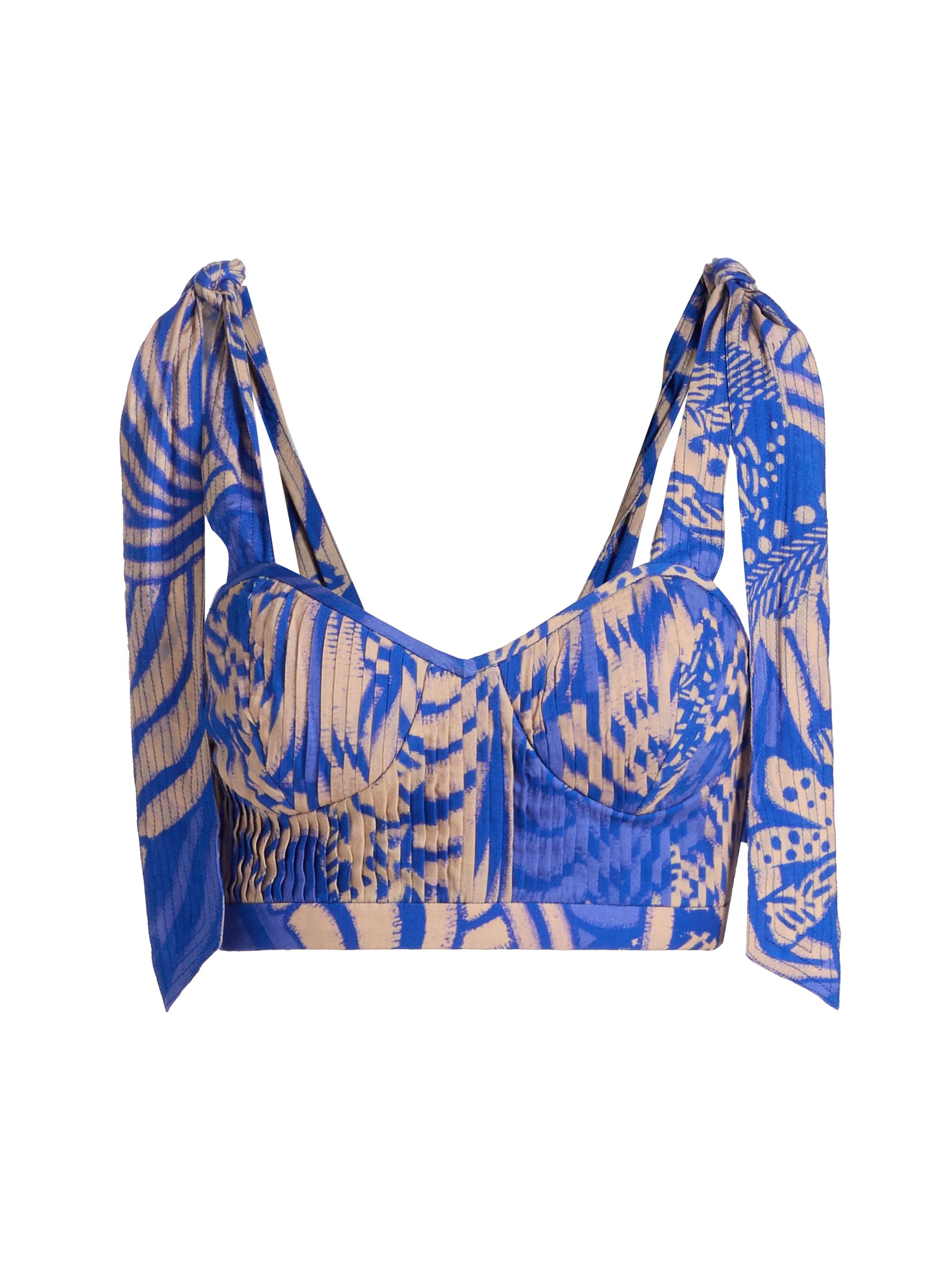 Carla Floral Bustier Top