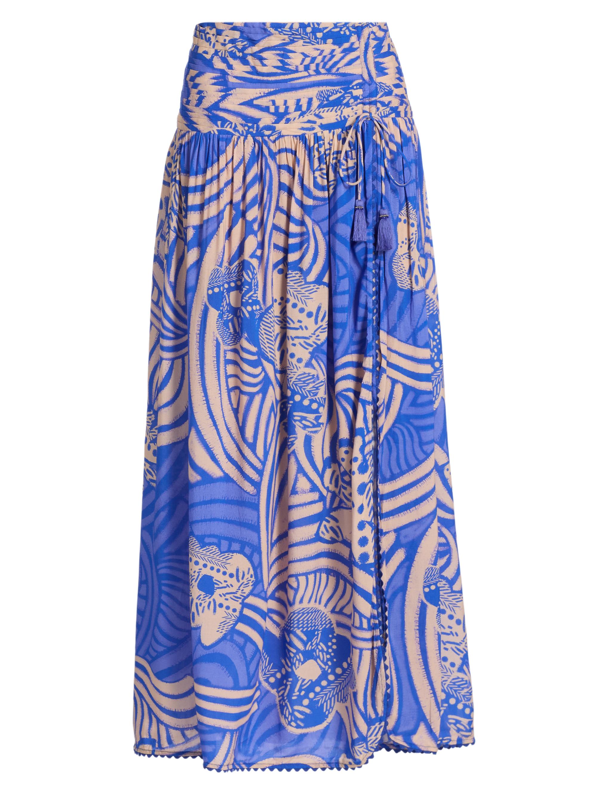 Carla Floral Drawstring Maxi Skirt