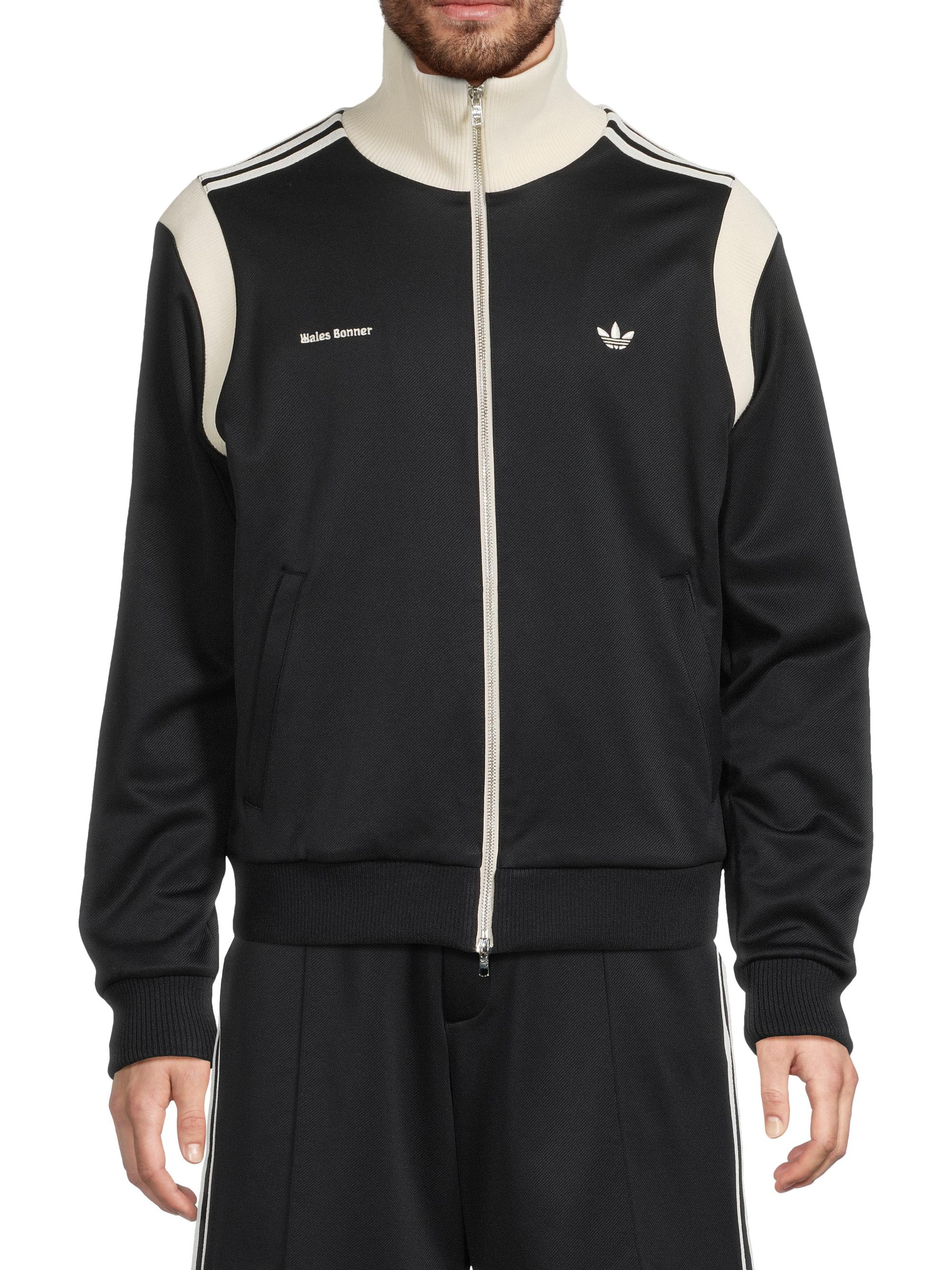 adidas × WALES BONNER NYLON TRACK JACKET adidas adidas x Wales Bonner Embroidered Twill Track Jacket | Saks