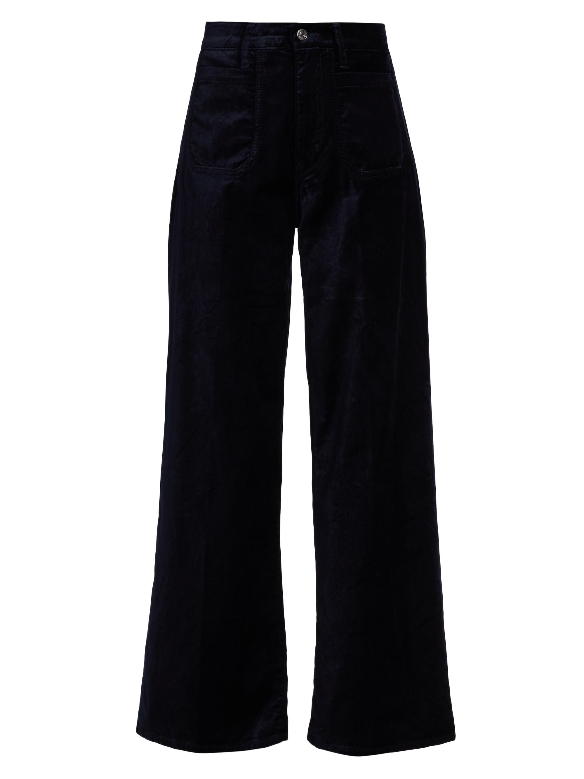 FRAME Women's Le Slim Modernist Palazzo Jeans - Navy Velvet
