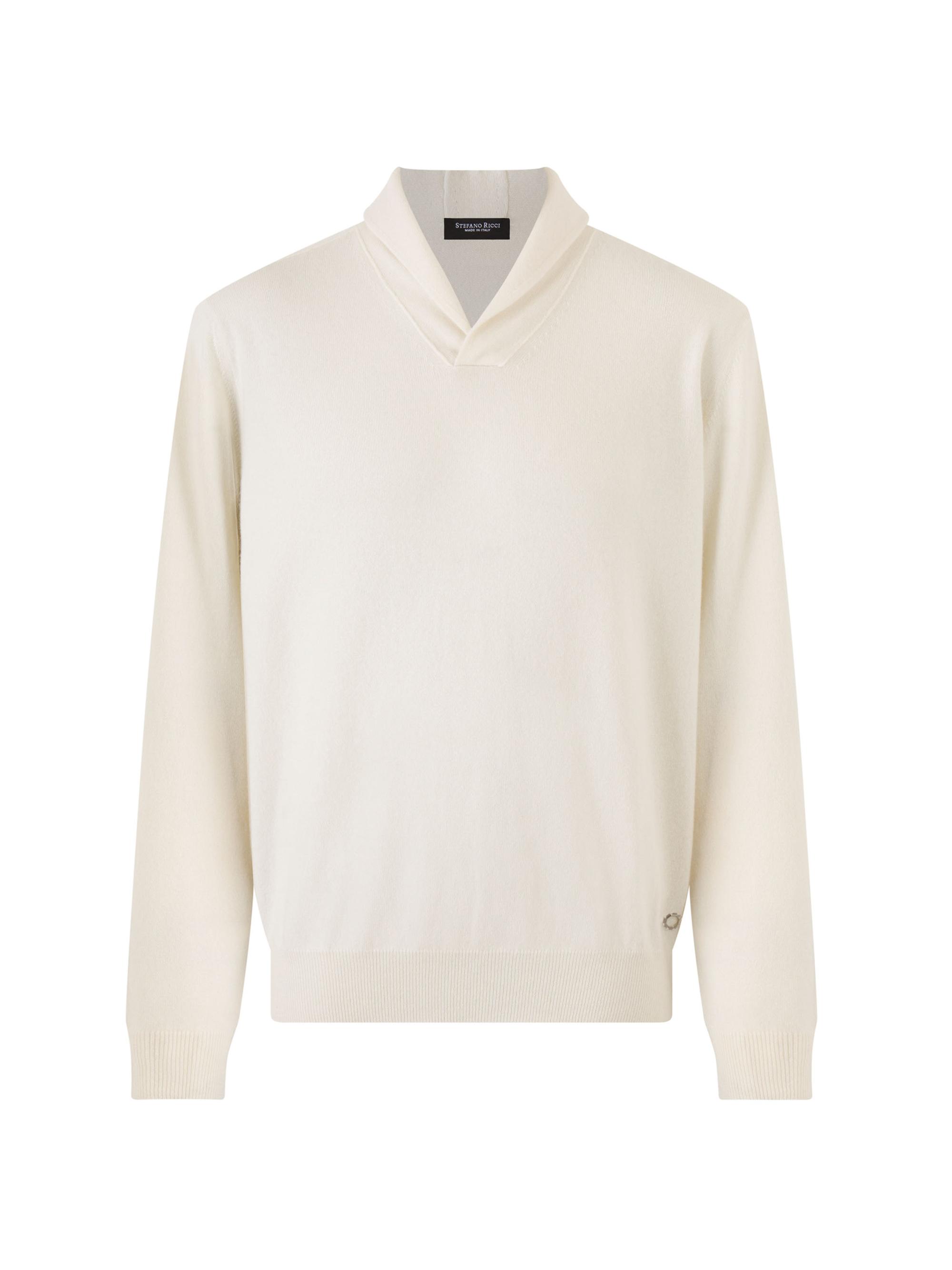 Stefano Ricci Men's Crewneck Sweater - White