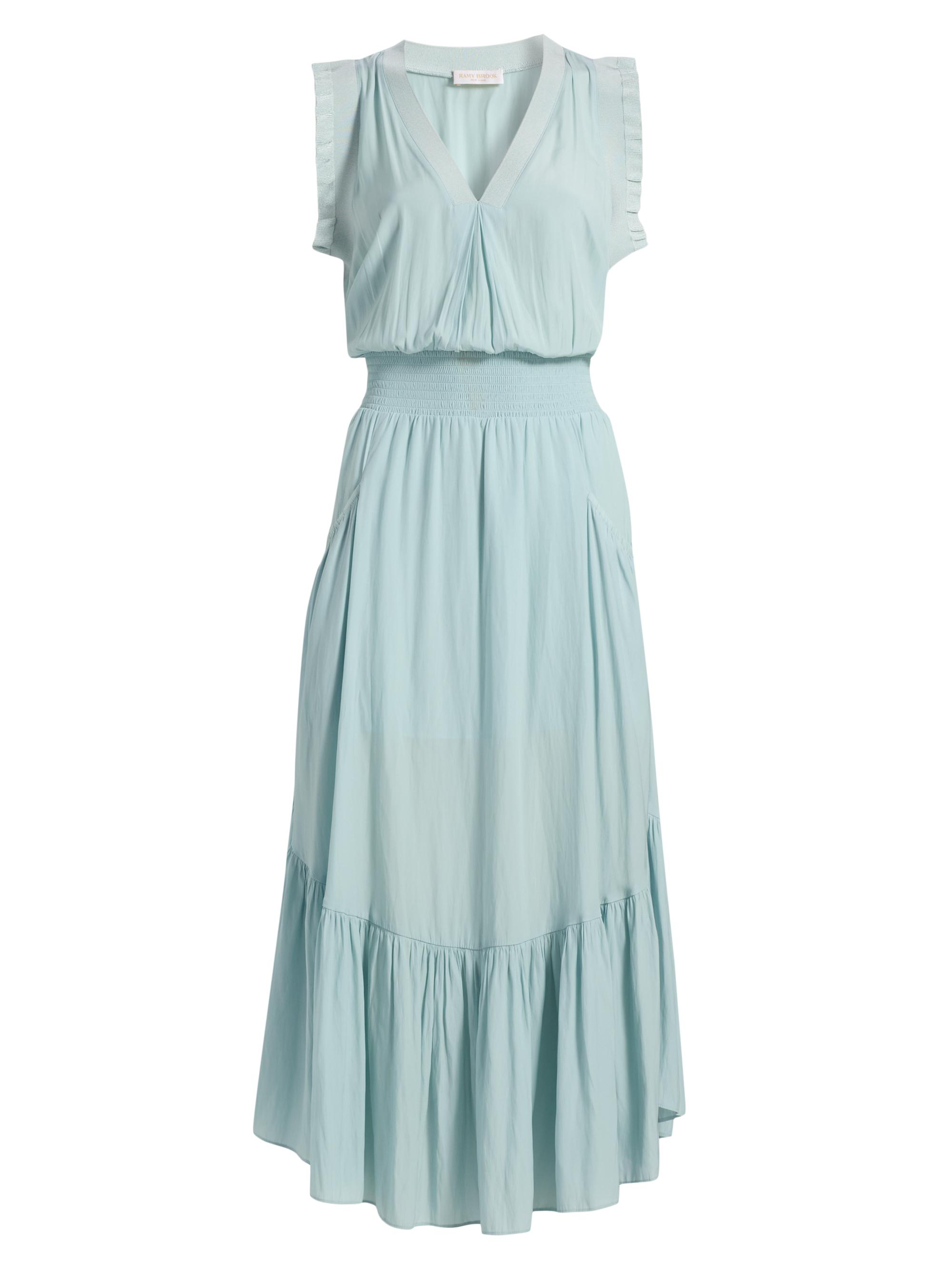 Ramy Brook Women's Coco Solid Midi-Dress - Moonstone Blue