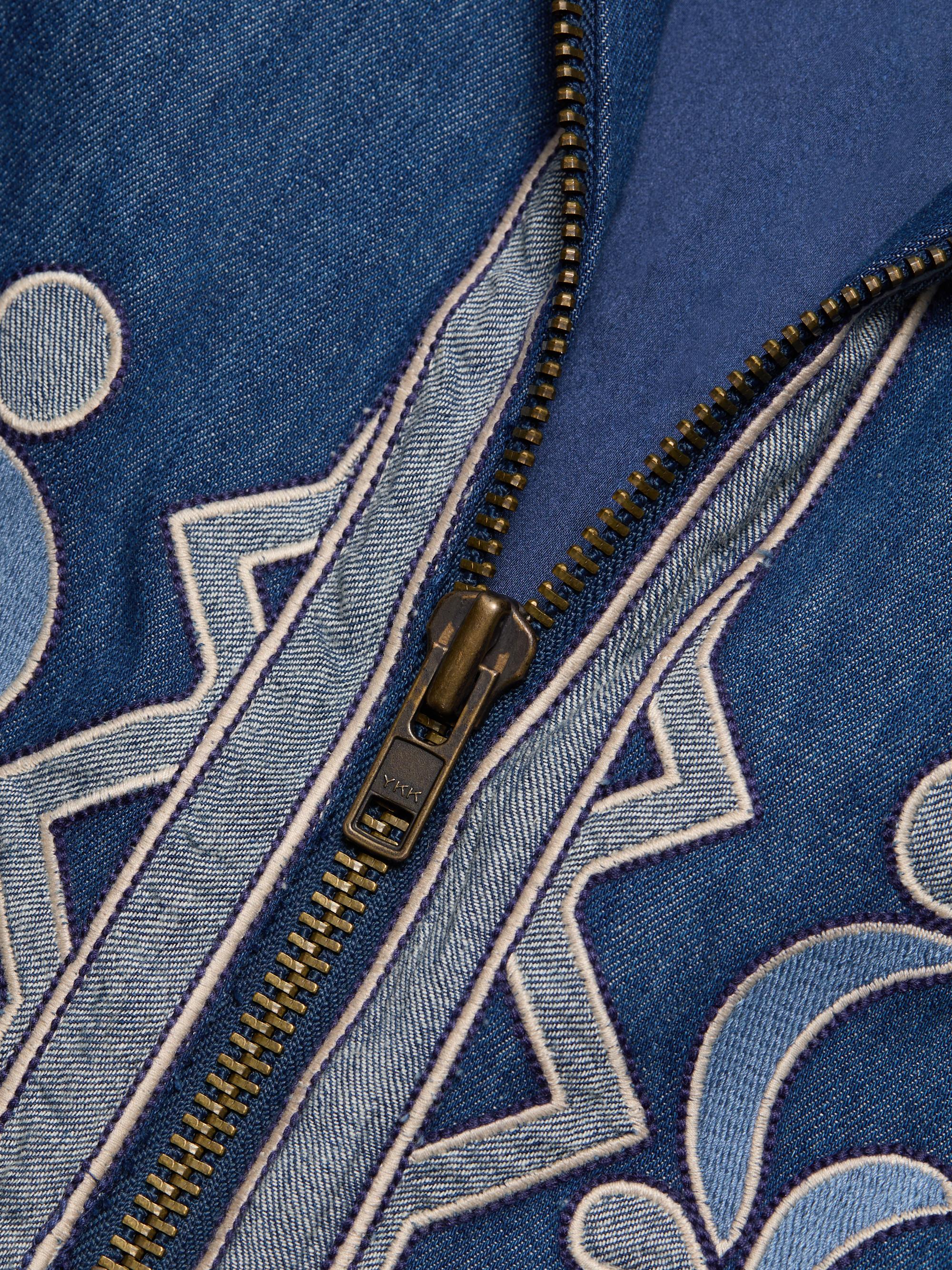 （ラムラムです）ノコオーノ　ジャケット Ramy Brook Nicko Embroidered Denim Zip-Up Jacket | Saks Fifth Avenue