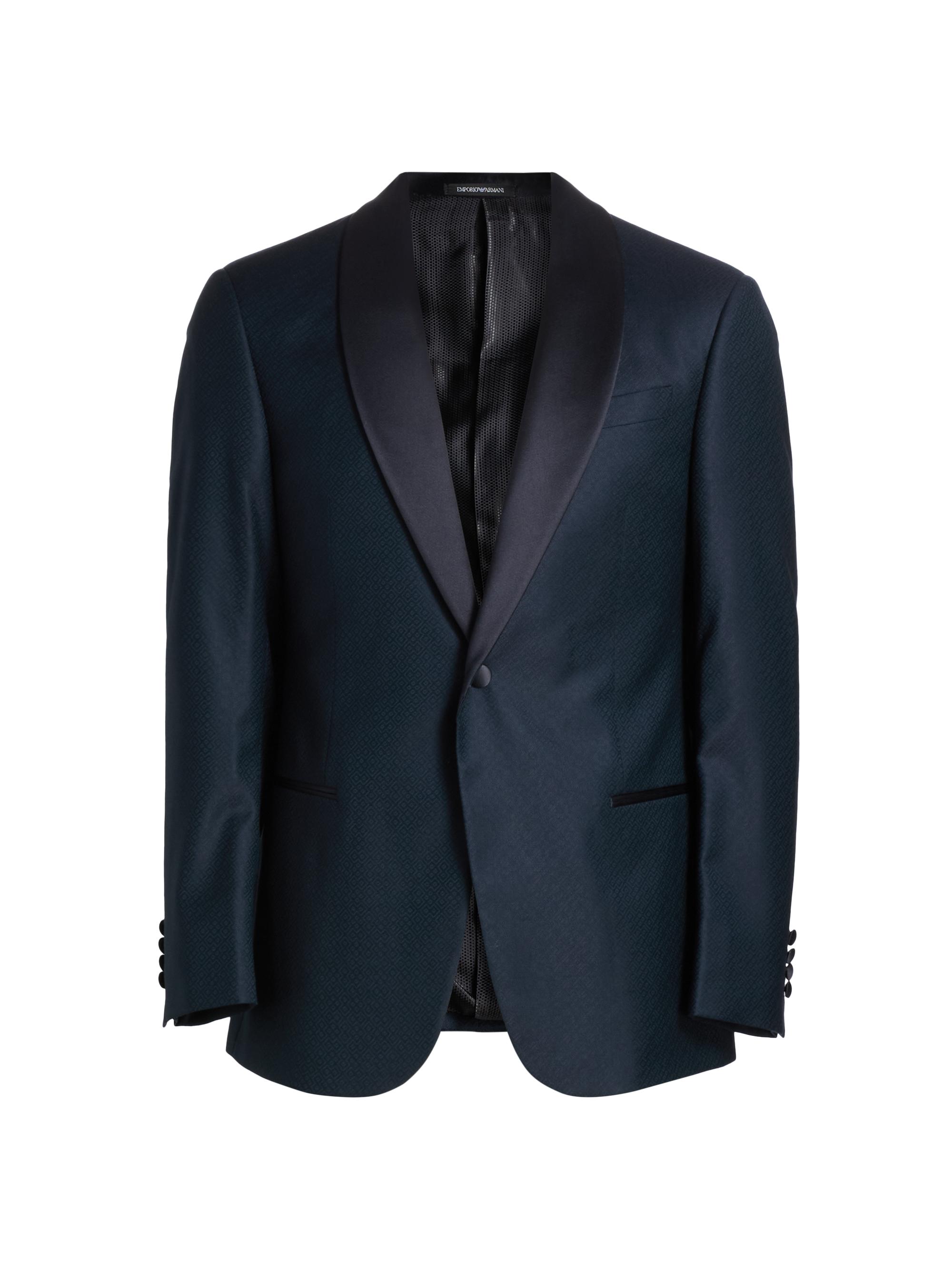 GIORGIO ARMANI ノーカラージャケット イタリア製 ウール シルク GIORGIO ARMANI】80-90's Silk Shirt Jacket（ジョルジオアルマーニ