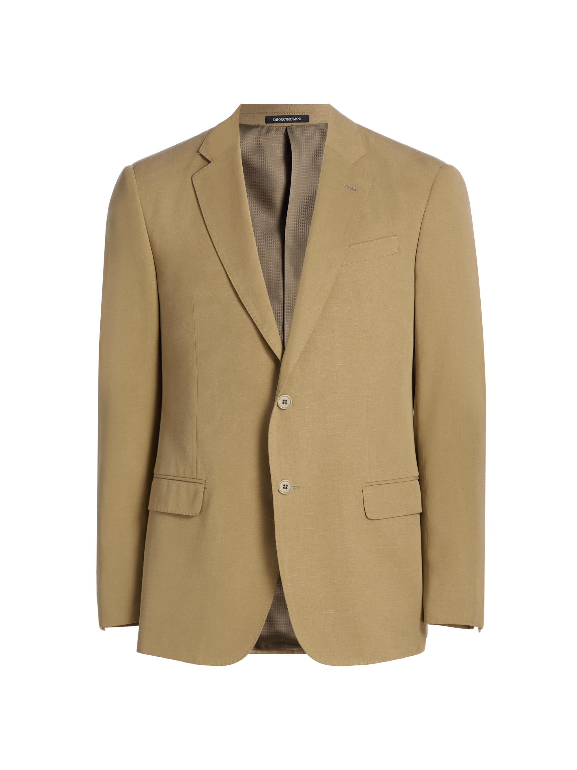 Emporio Armani Checked Single-Breasted Blazer | Saks Fifth Avenue