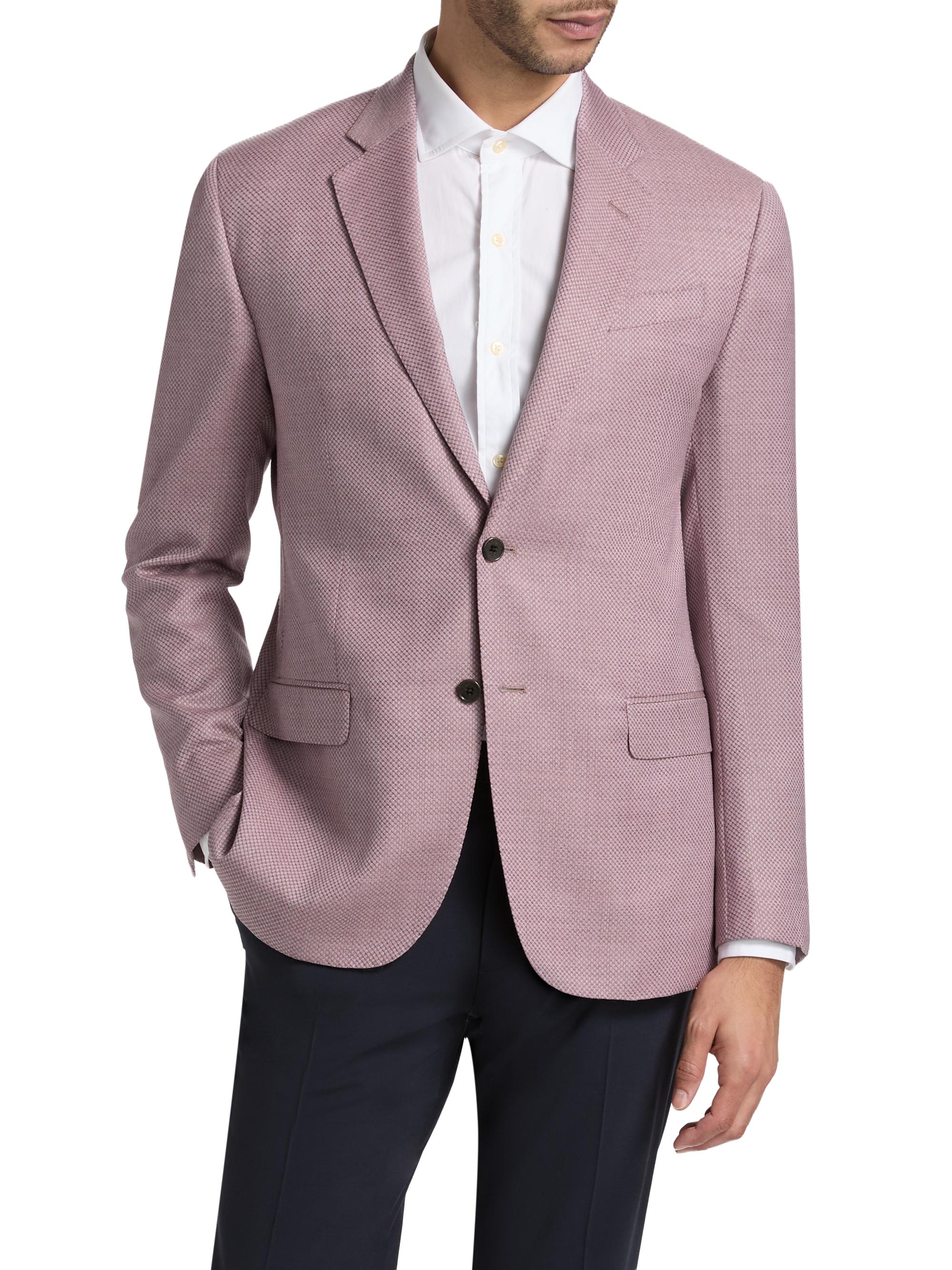 Emporio Armani Micro Dot Jacket | Saks Fifth Avenue