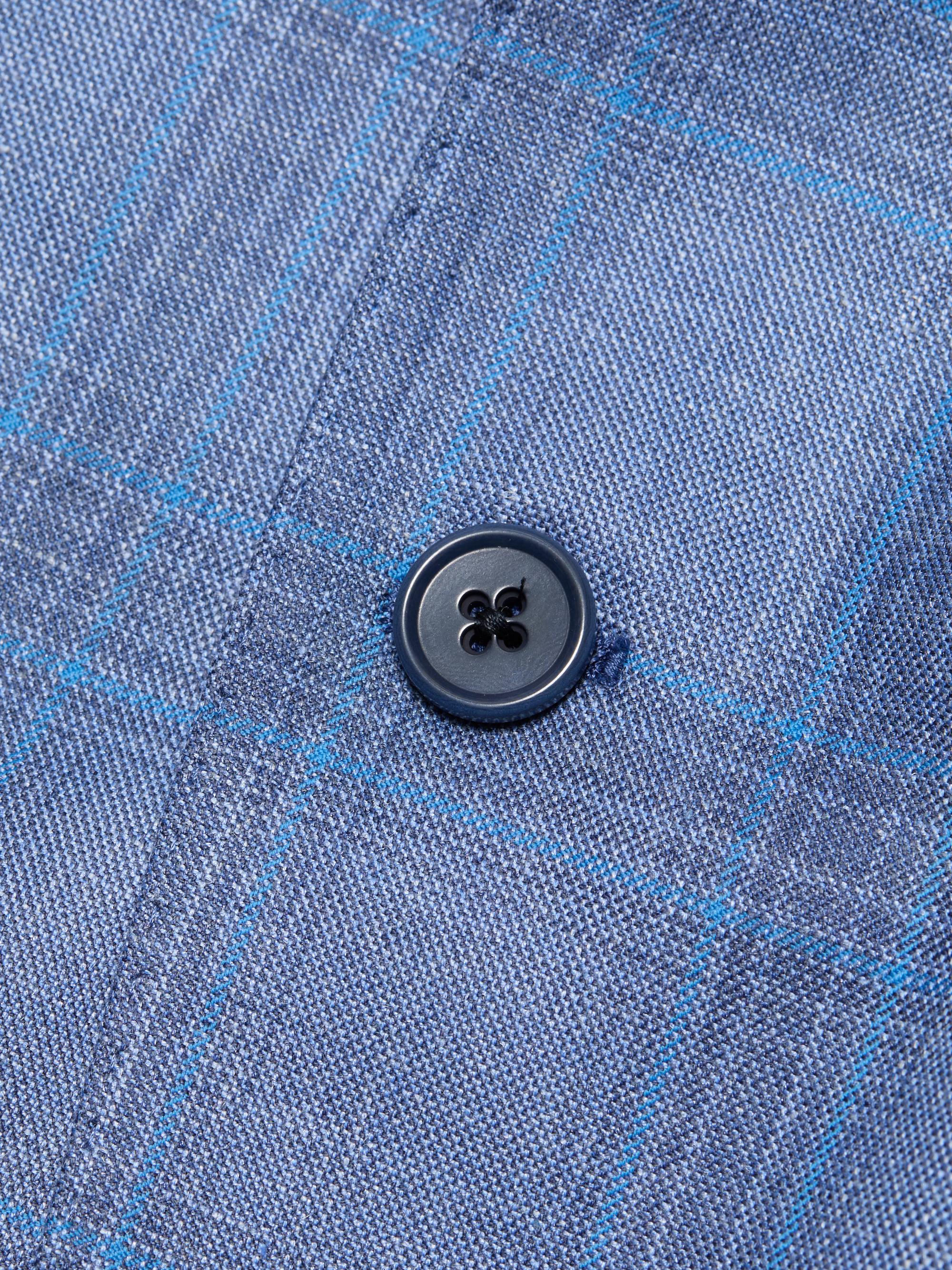 Emporio Armani Plaid Single-Breasted Jacket | Saks Fifth Avenue
