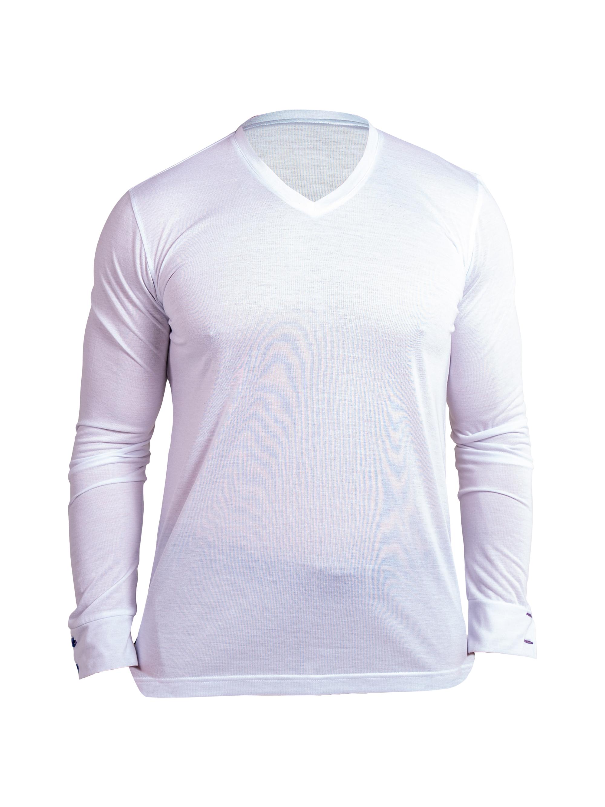 Maceoo Men's V-Neck Edison Ascension T-Shirt - White