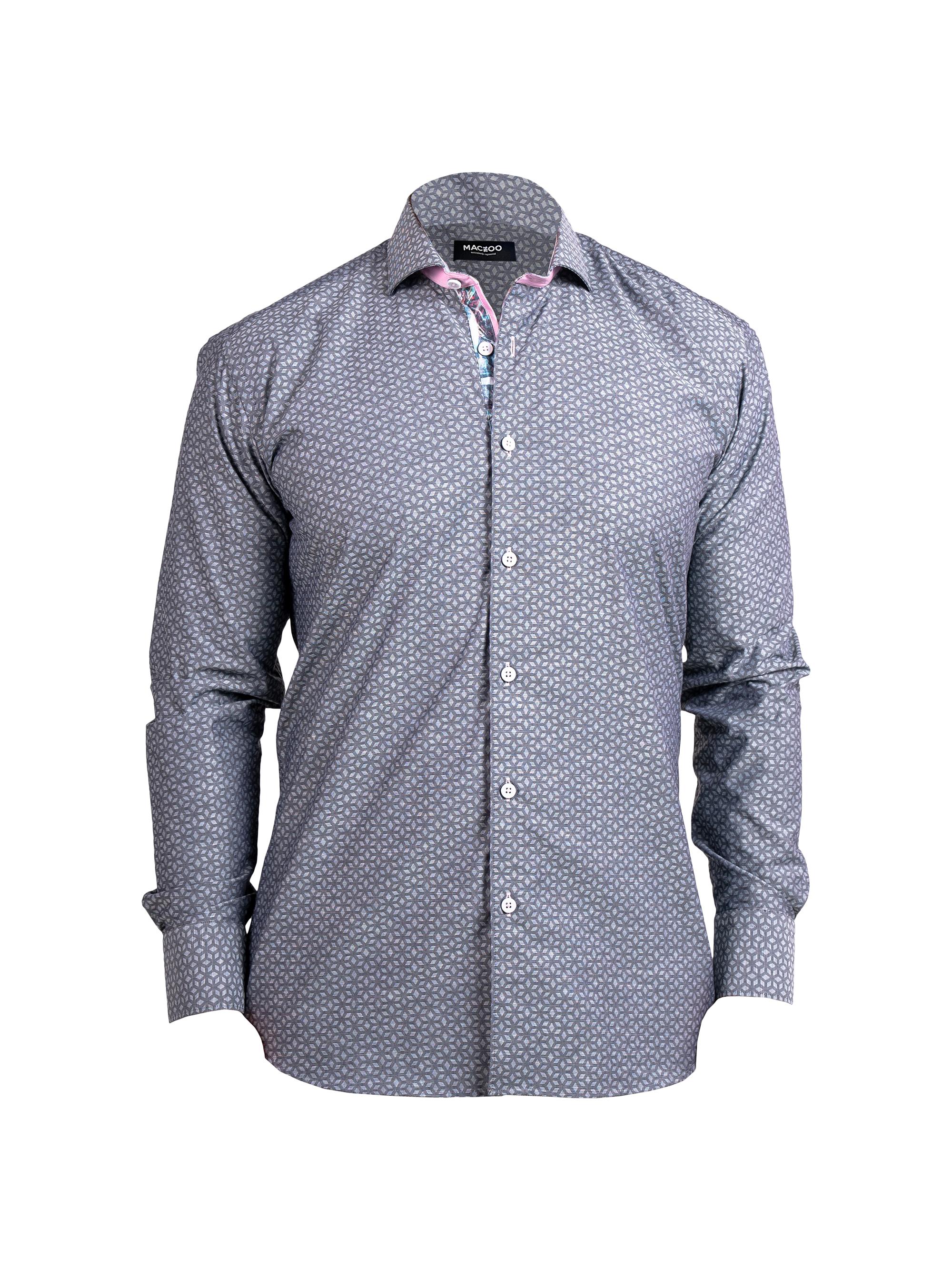 Maceoo Men's Einstein Ascension Shirt - Grey