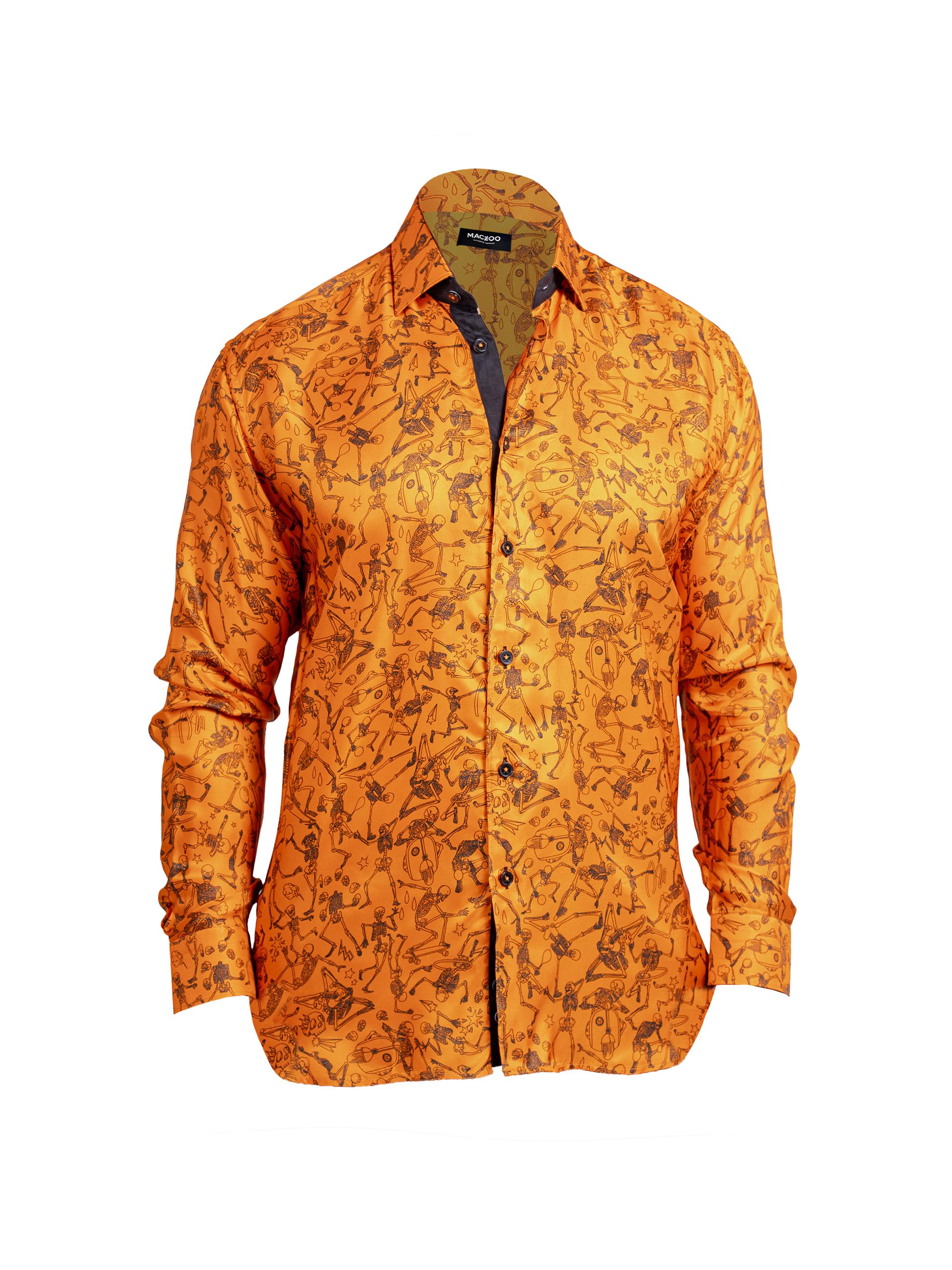 Maceoo Men's Fibonacci Ascension Shirt - Orange