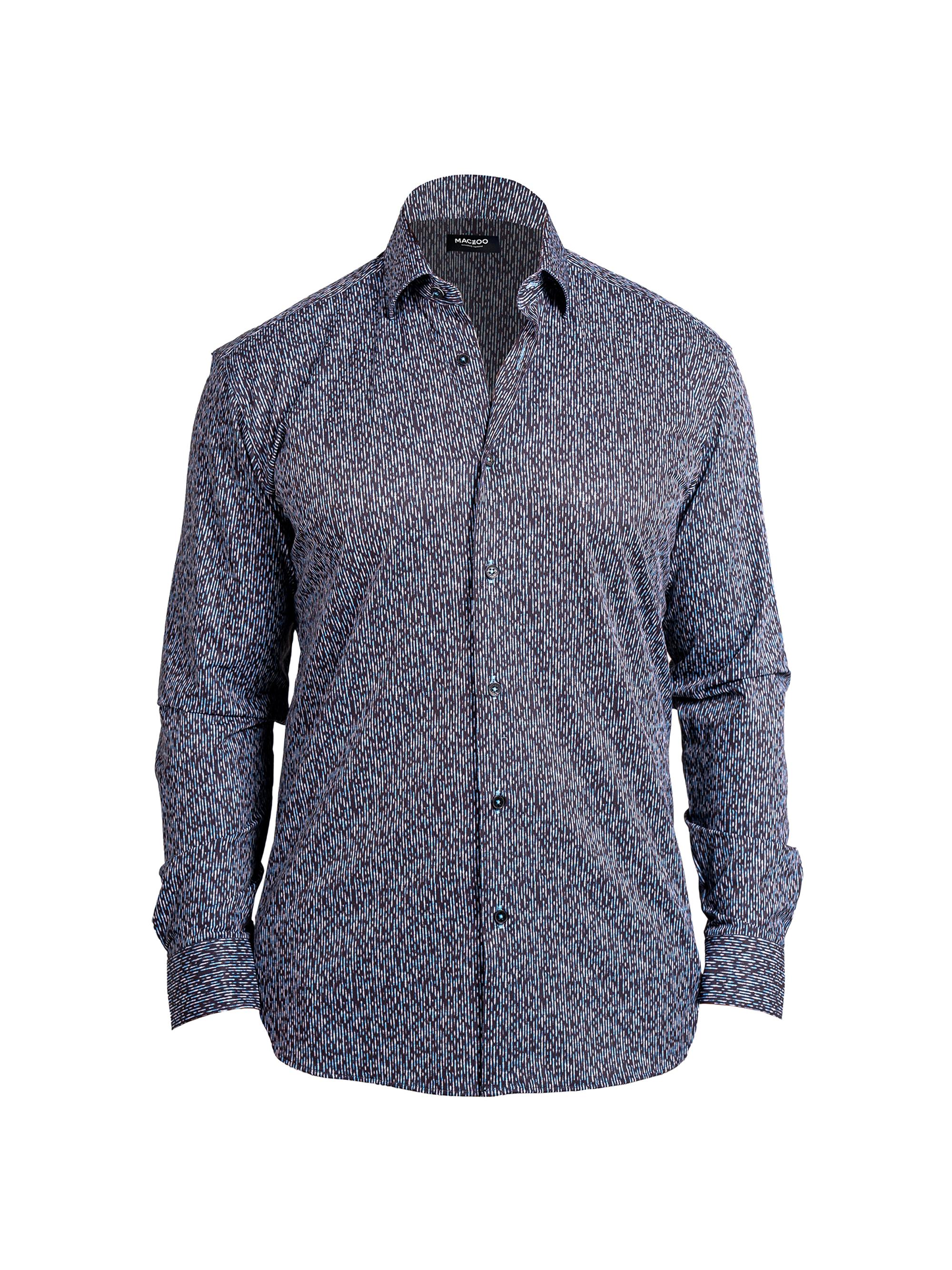 Maceoo Men's Fibonacci Stretch Ascension Shirt - Black