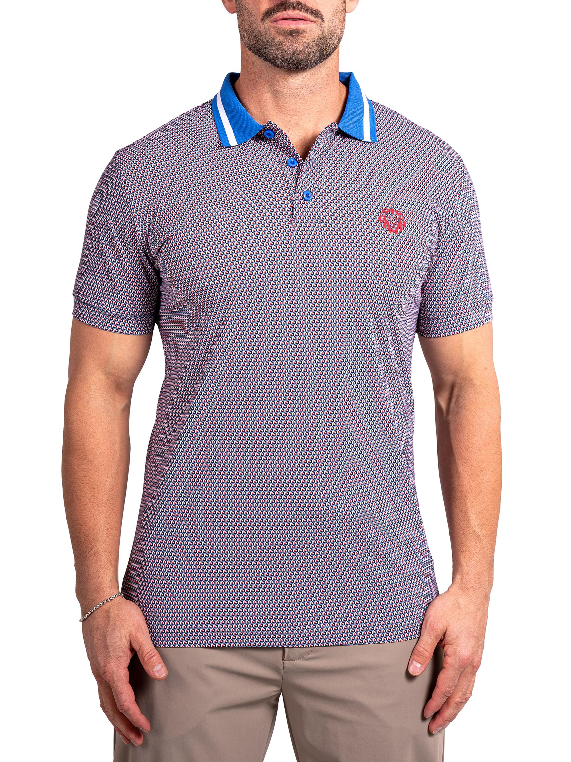 Maceoo Men's Ascension Polo Shirt - Multicolored