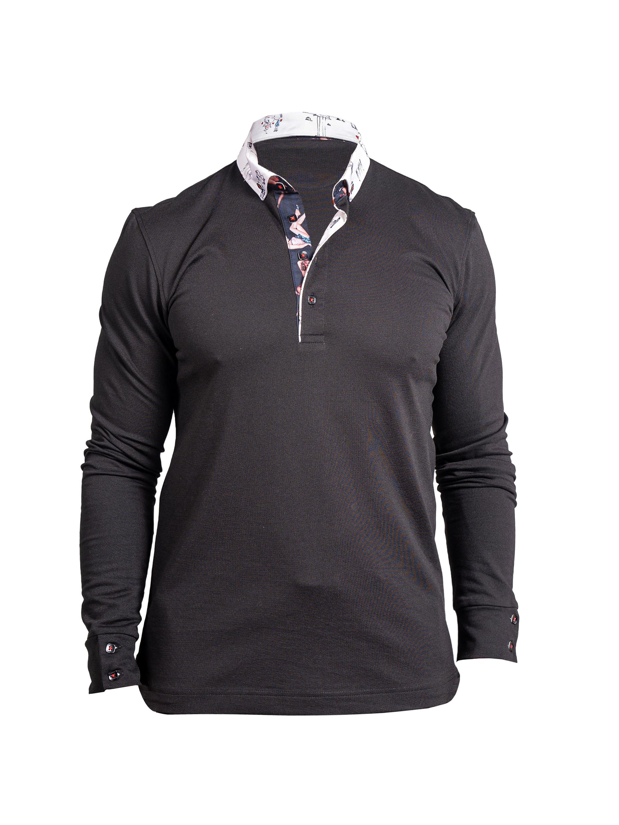 Maceoo Men's Newton Ascension Polo Shirt - Black