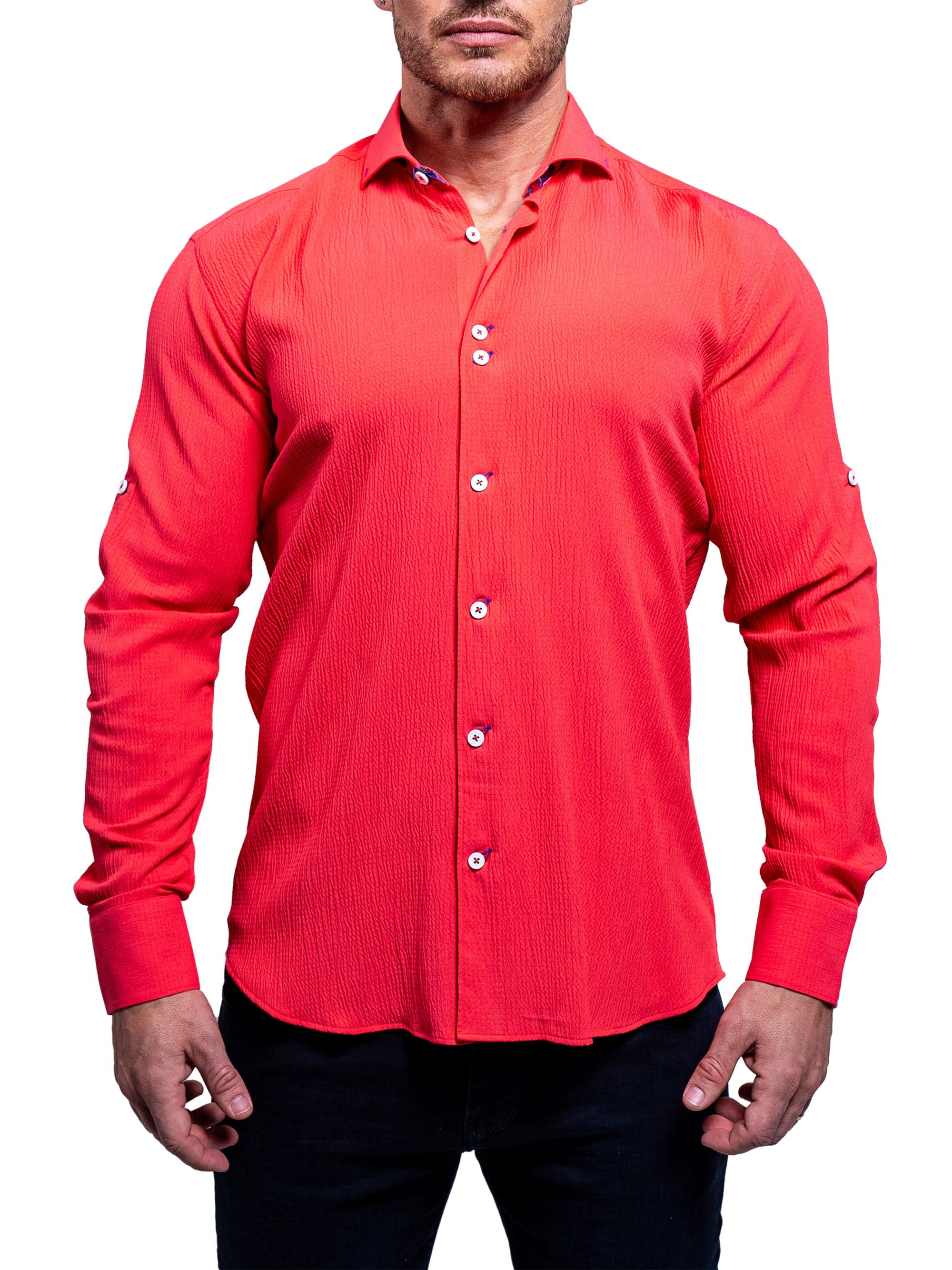 Maceoo Men's Einstein Resistance Shirt - Red
