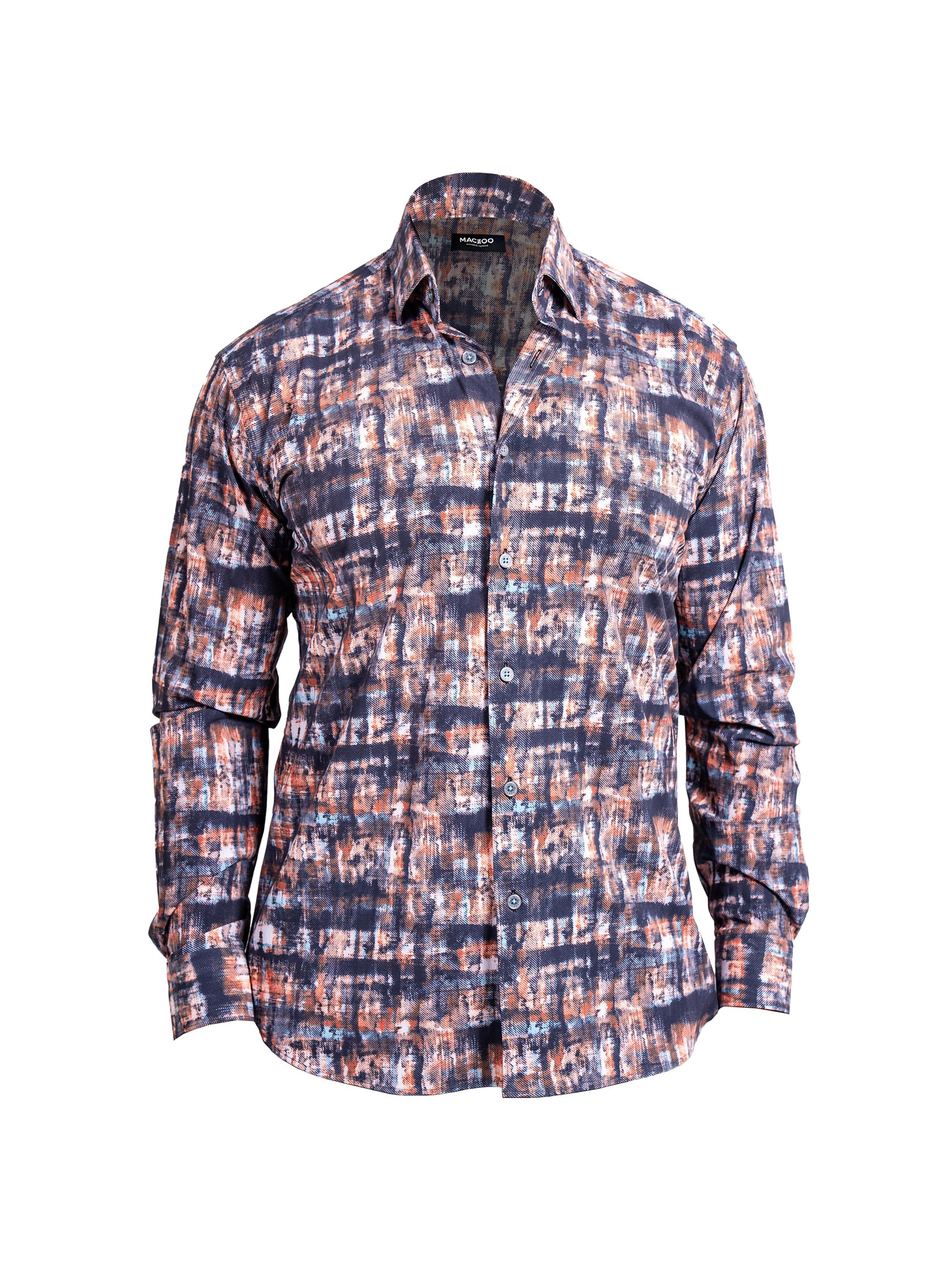 Maceoo Men's Fibonacci Stretch Ascension Shirt - Black