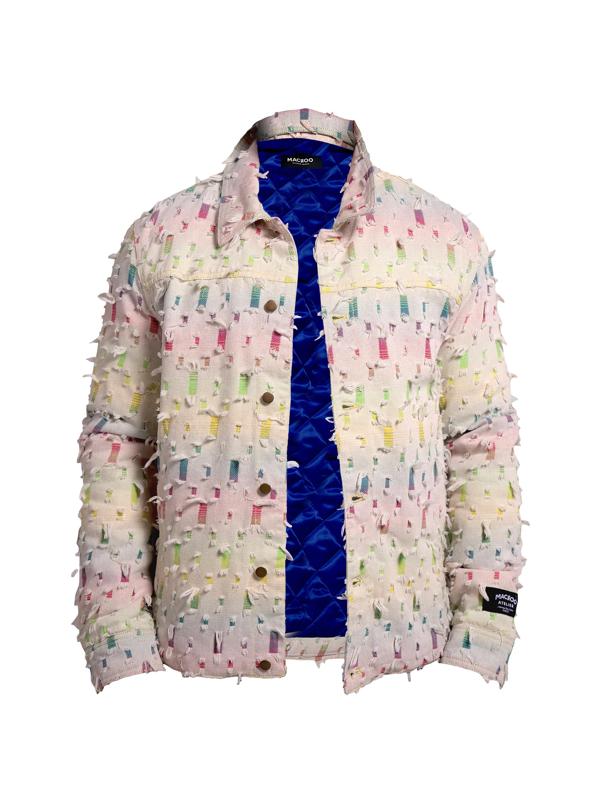Maceoo Men's Ascension Denim Jacket - Multicolored