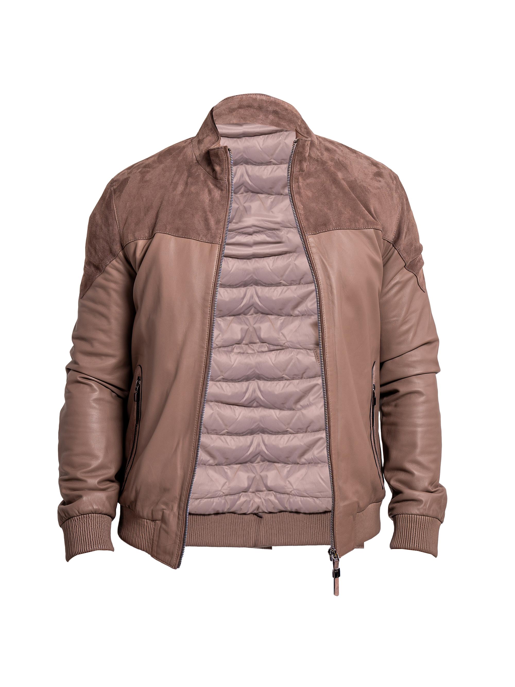 Maceoo Men's Ascension Leather Jacket - Brown