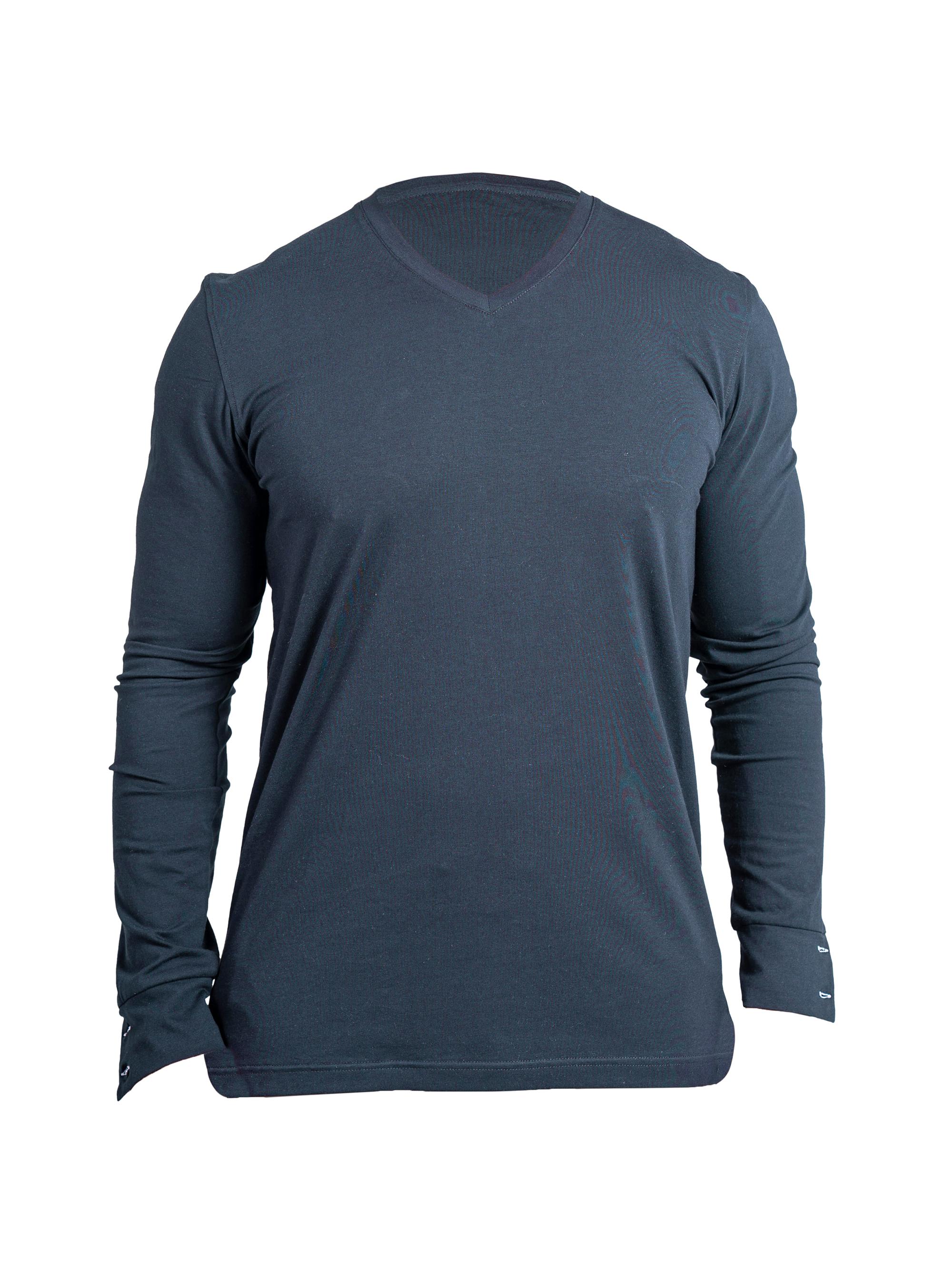 Maceoo Men's V-Neck Edison Ascension T-Shirt - Blue