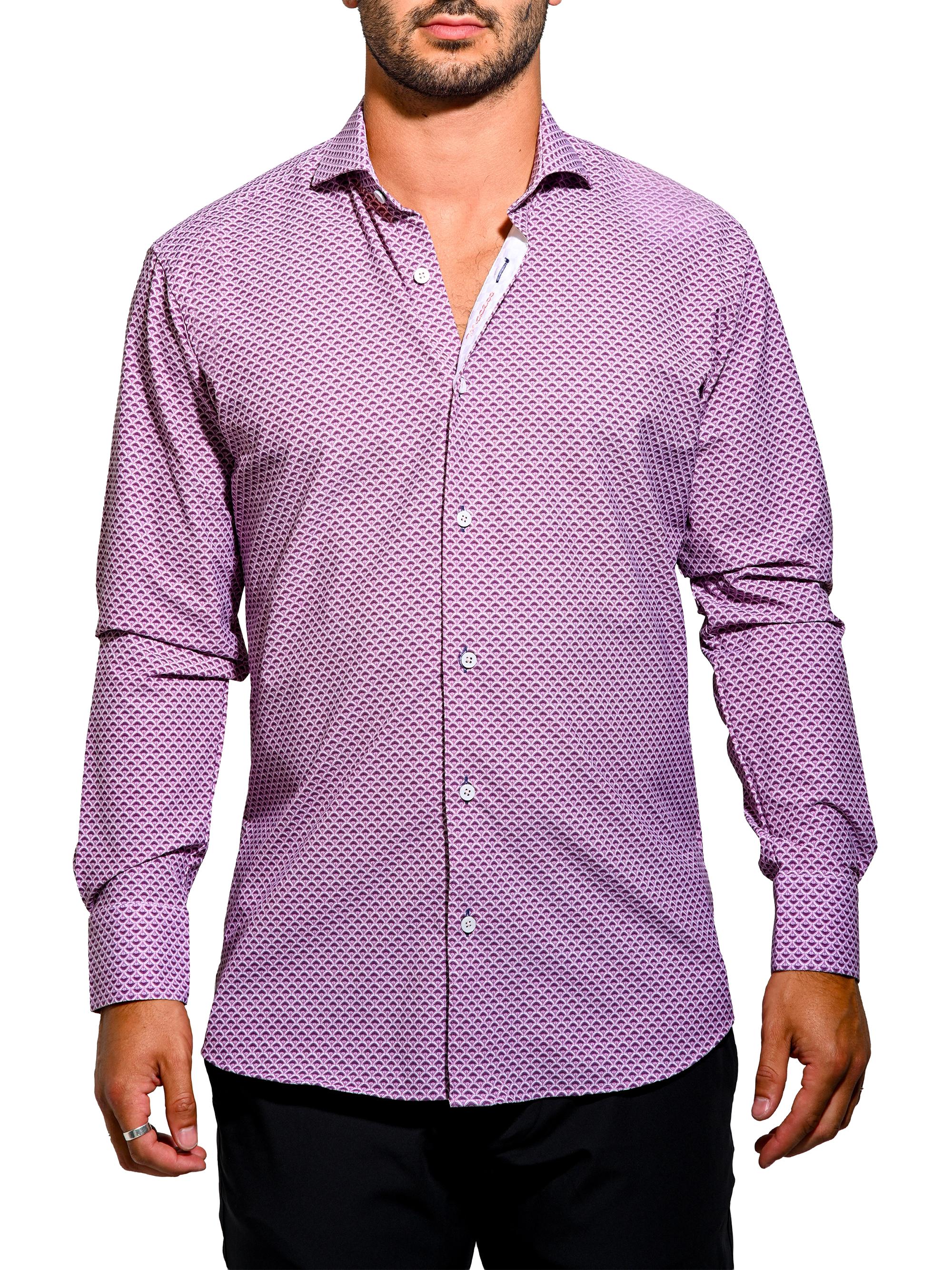 Maceoo Men's Einstein Resistance Shirt - Purple