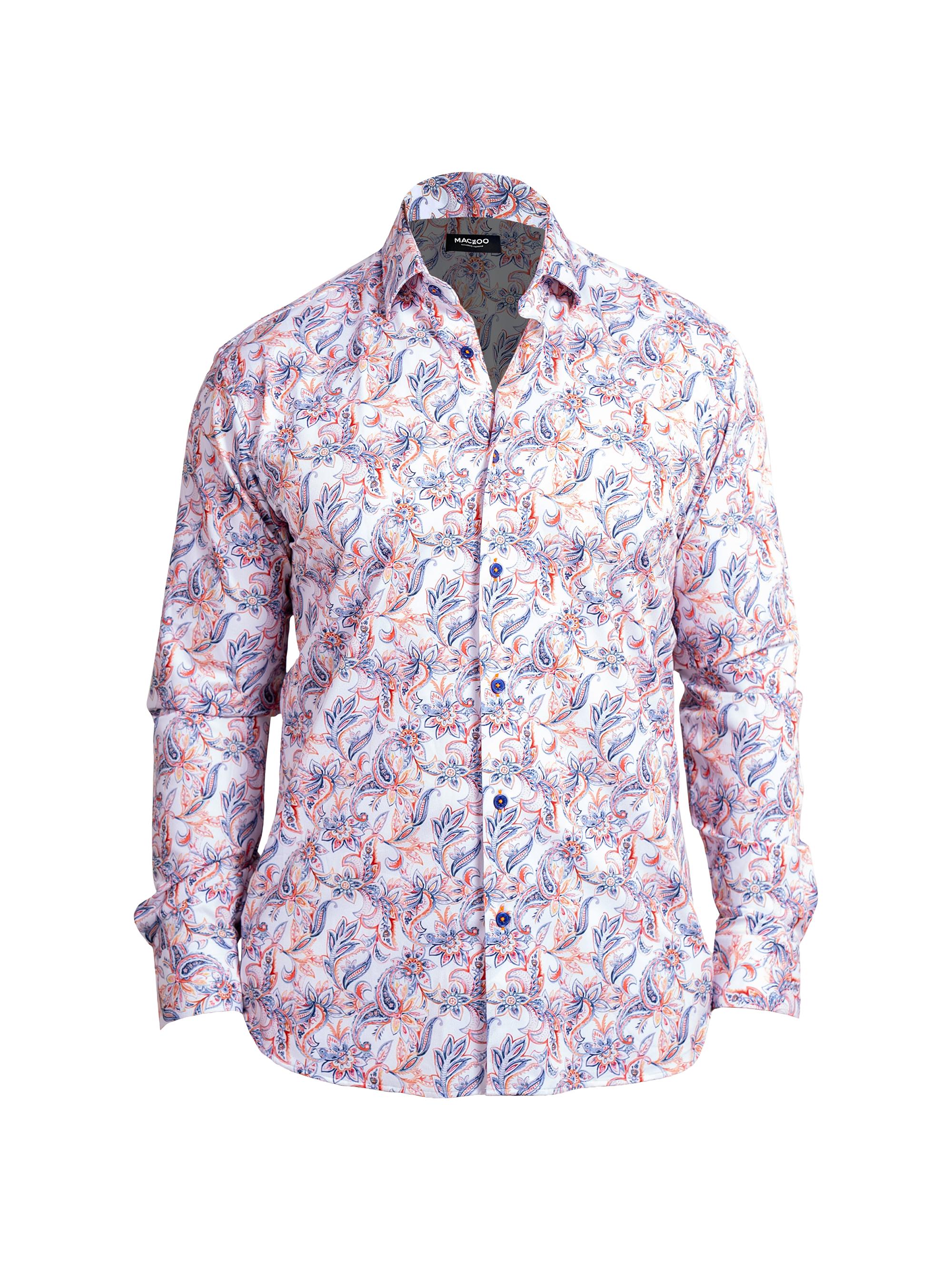 Maceoo Men's Fibonacci Stretch Ascension Shirt - White