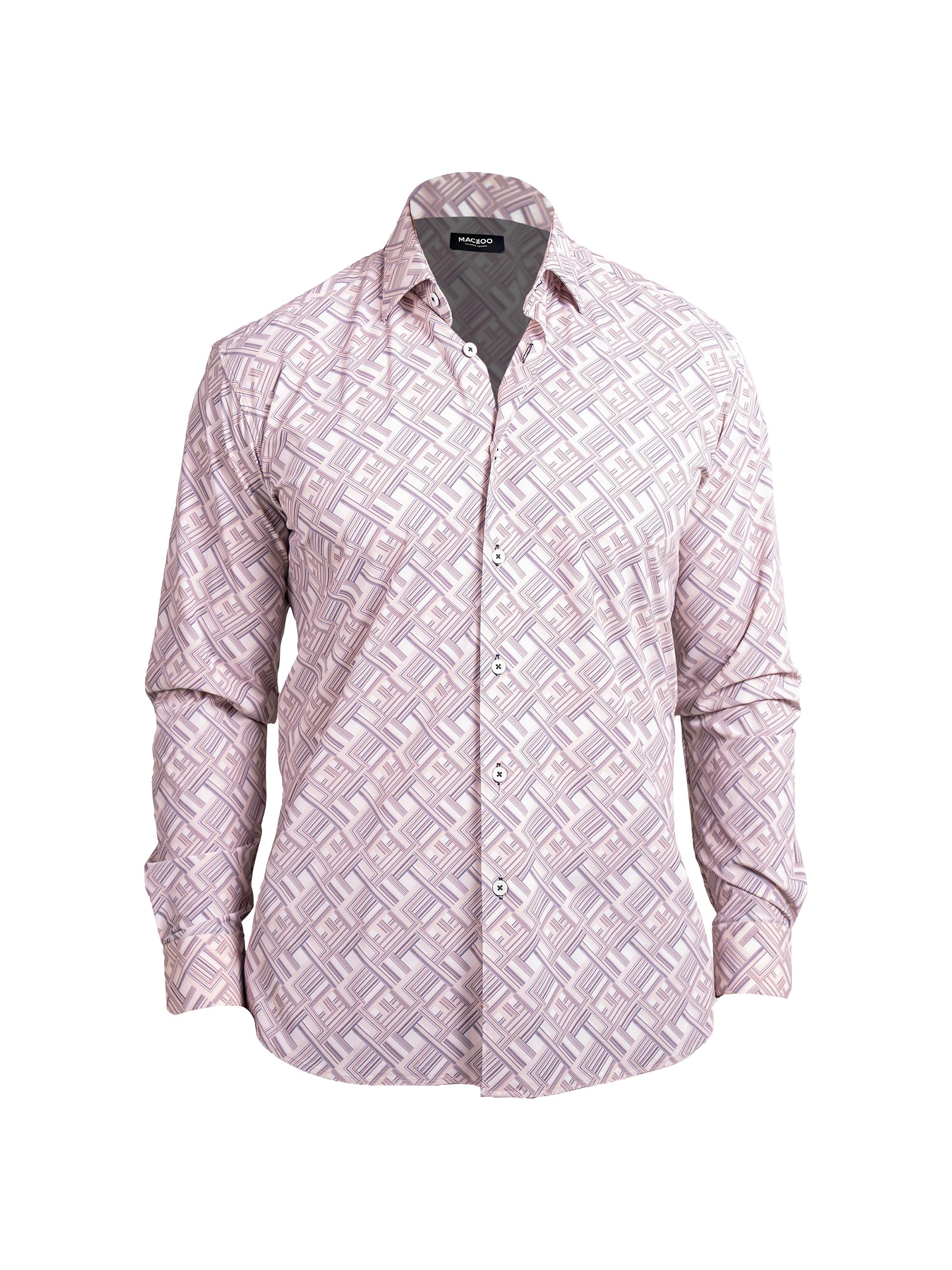 Maceoo Men's Fibonacci Stretch Ascension Shirt - White