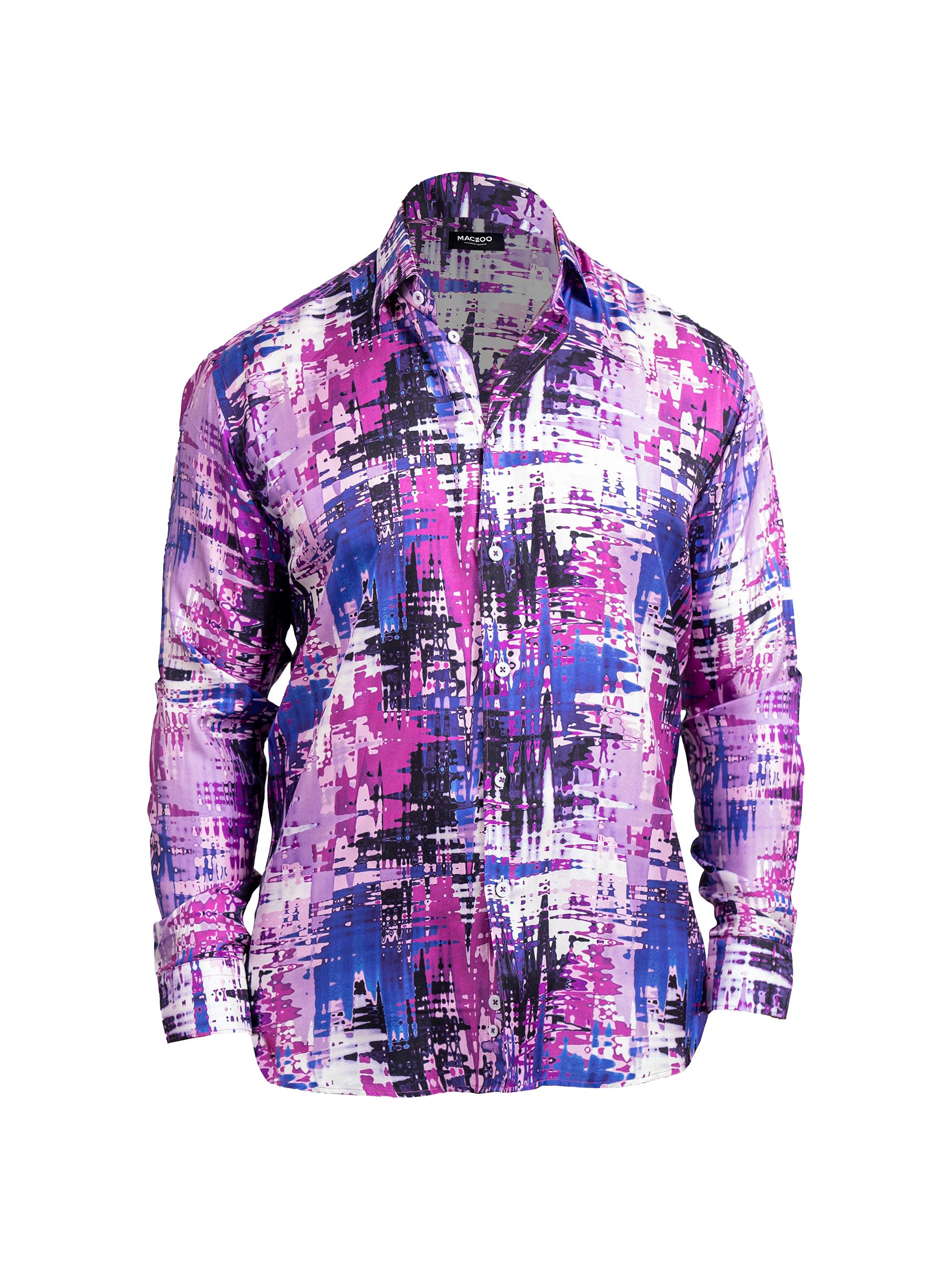 Maceoo Men's Fibonacci Ascension Shirt - Purple