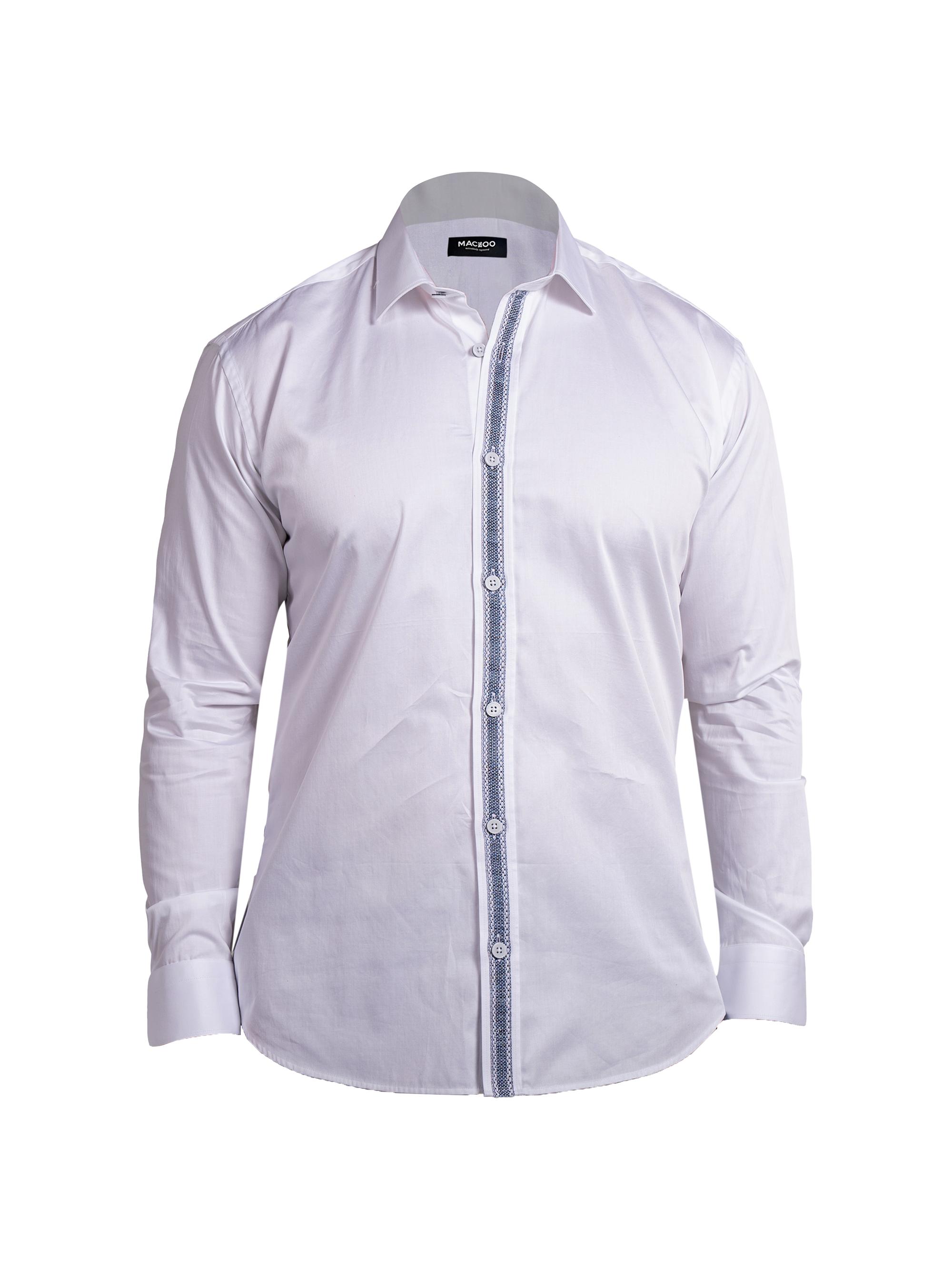 Maceoo Men's Black Label Ascension Shirt - White