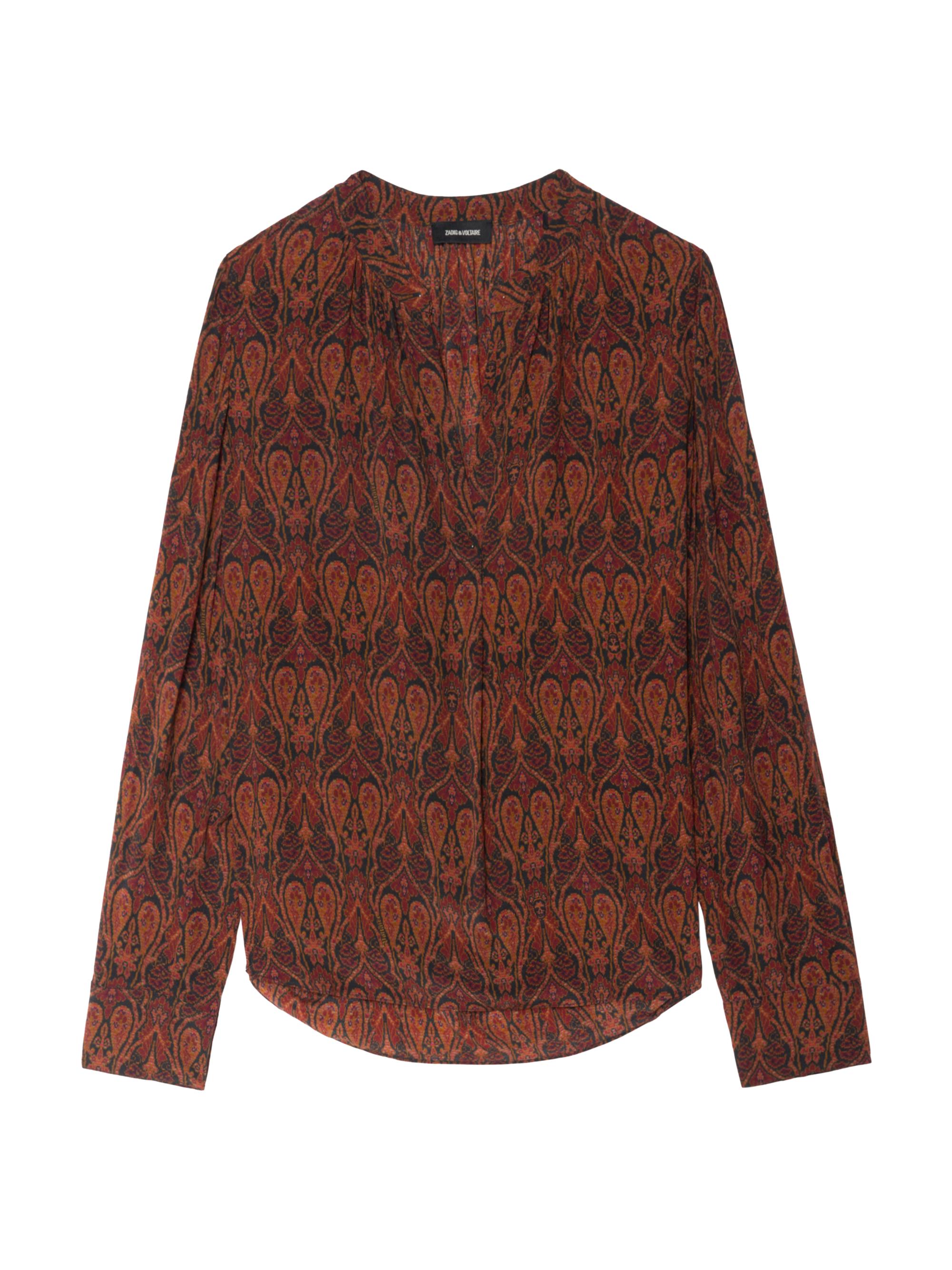 Zadig & Voltaire Women's Tinko Paisley Top - Black