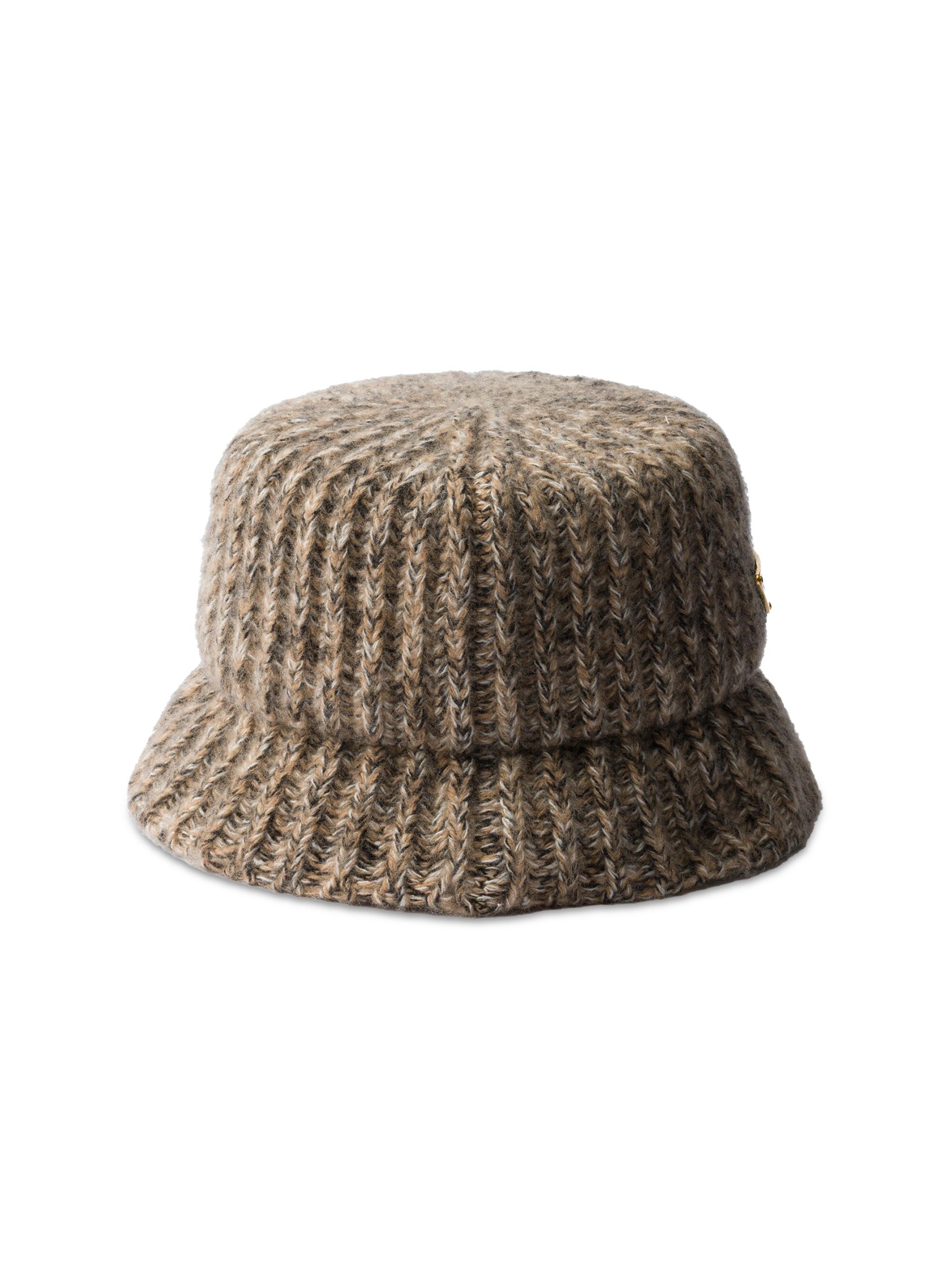 Prada Mélange Knit Bucket Hat | Saks Fifth Avenue