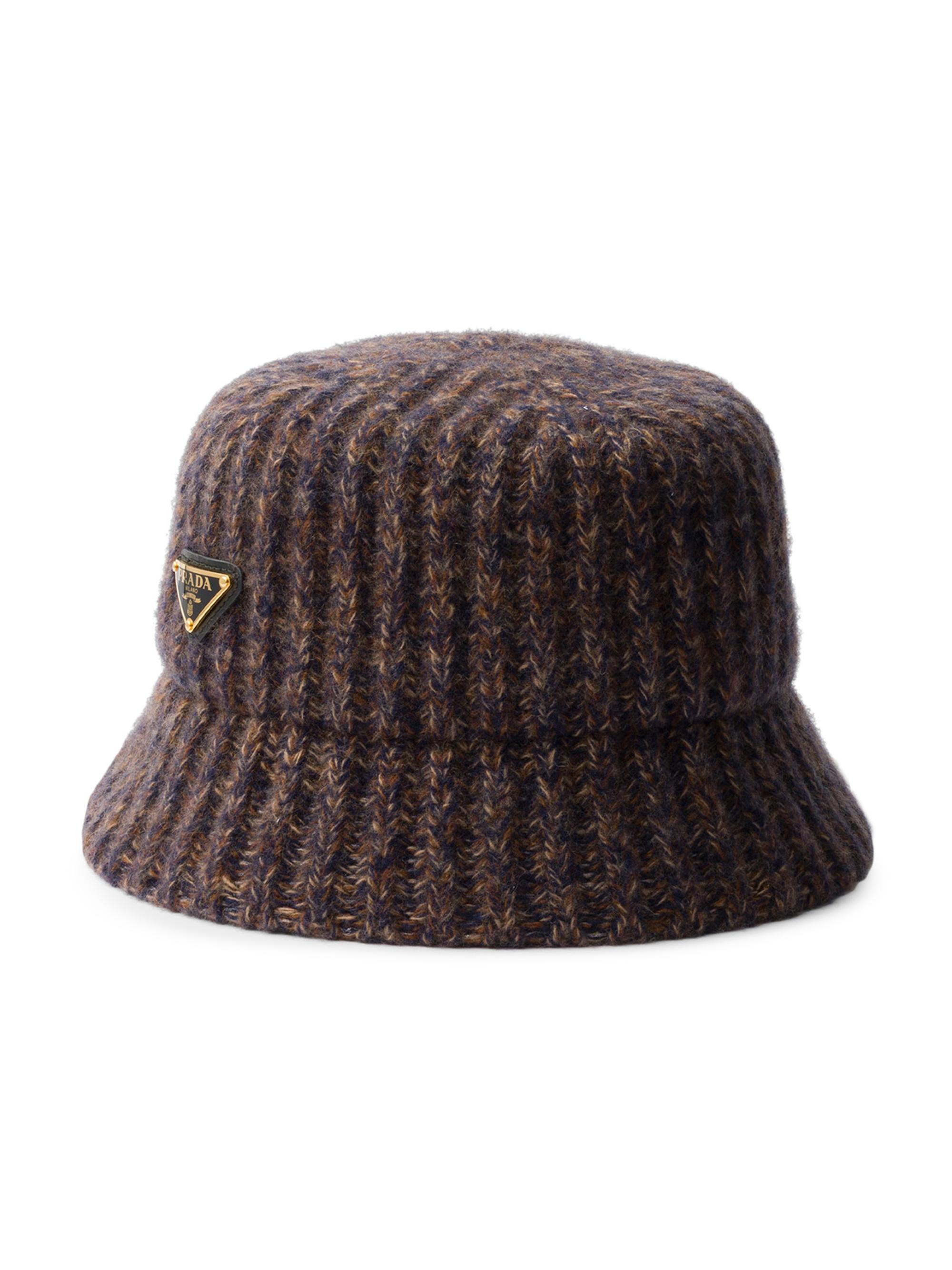 Prada Women's Mélange Knit Bucket Hat - Multicolored