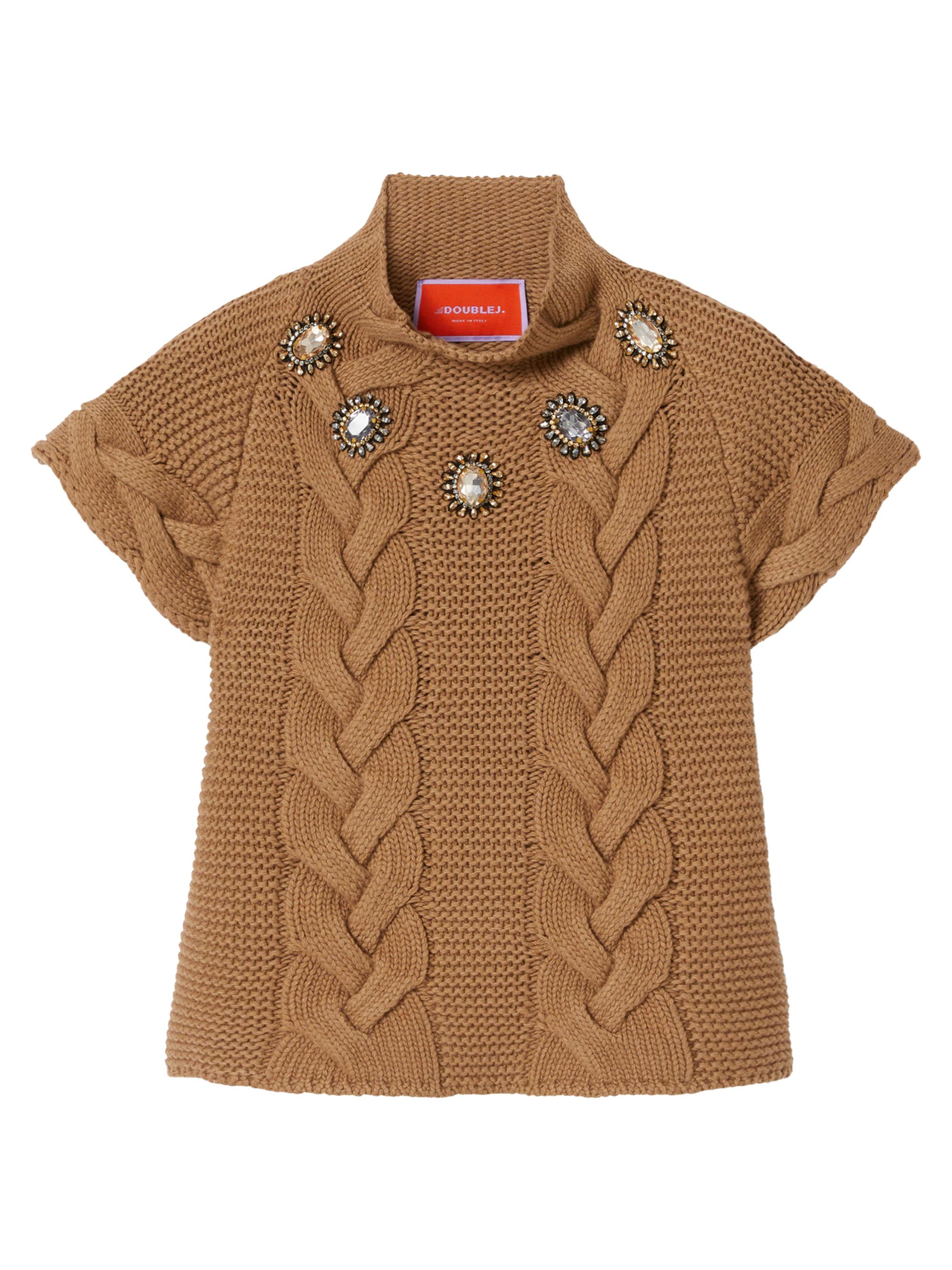 La DoubleJ Women's Portrait Sweater - Solid Brown