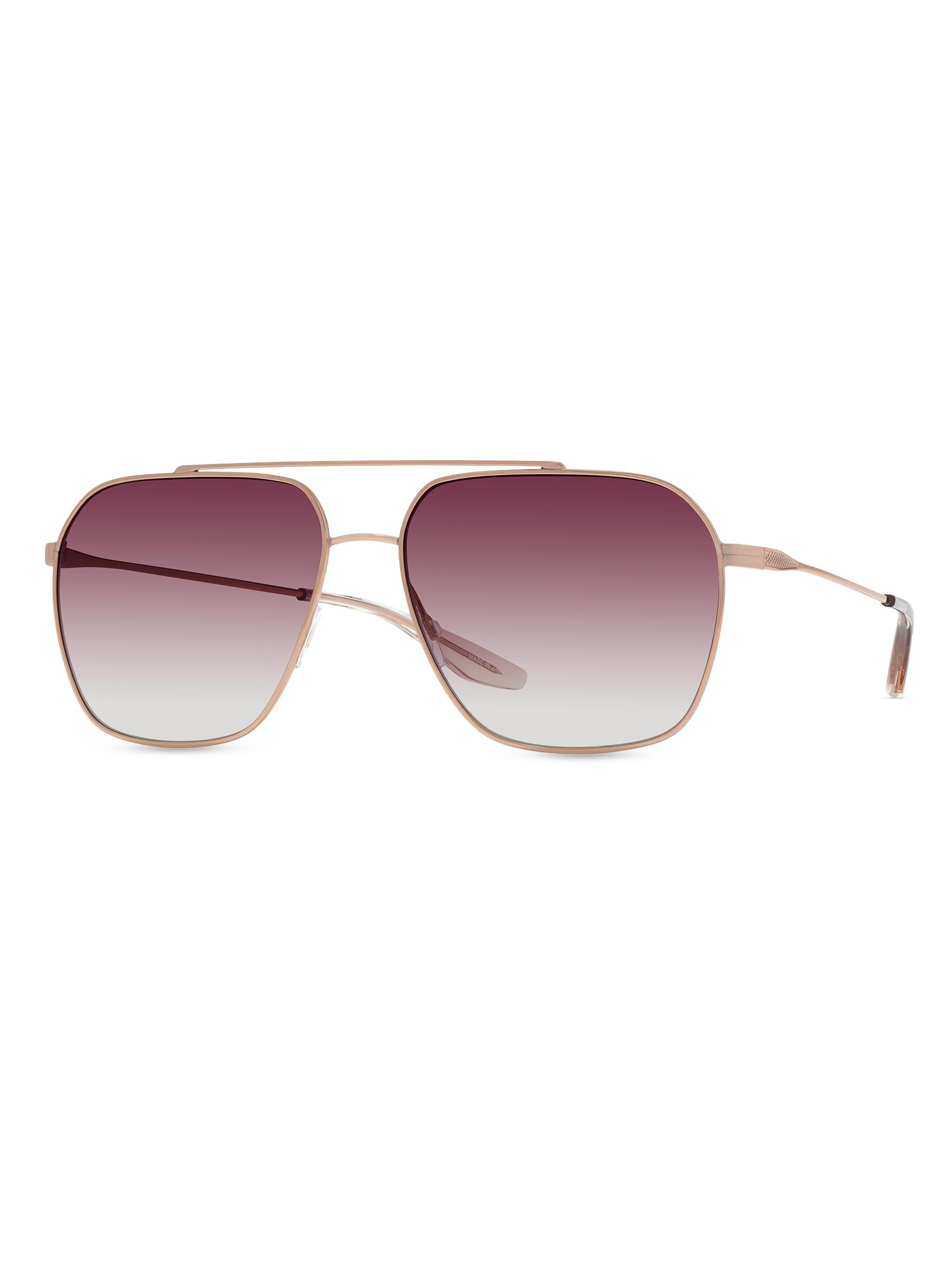 Barton Perreira Women's Rizzo 60MM Navigator Sunglasses - Gold Pink