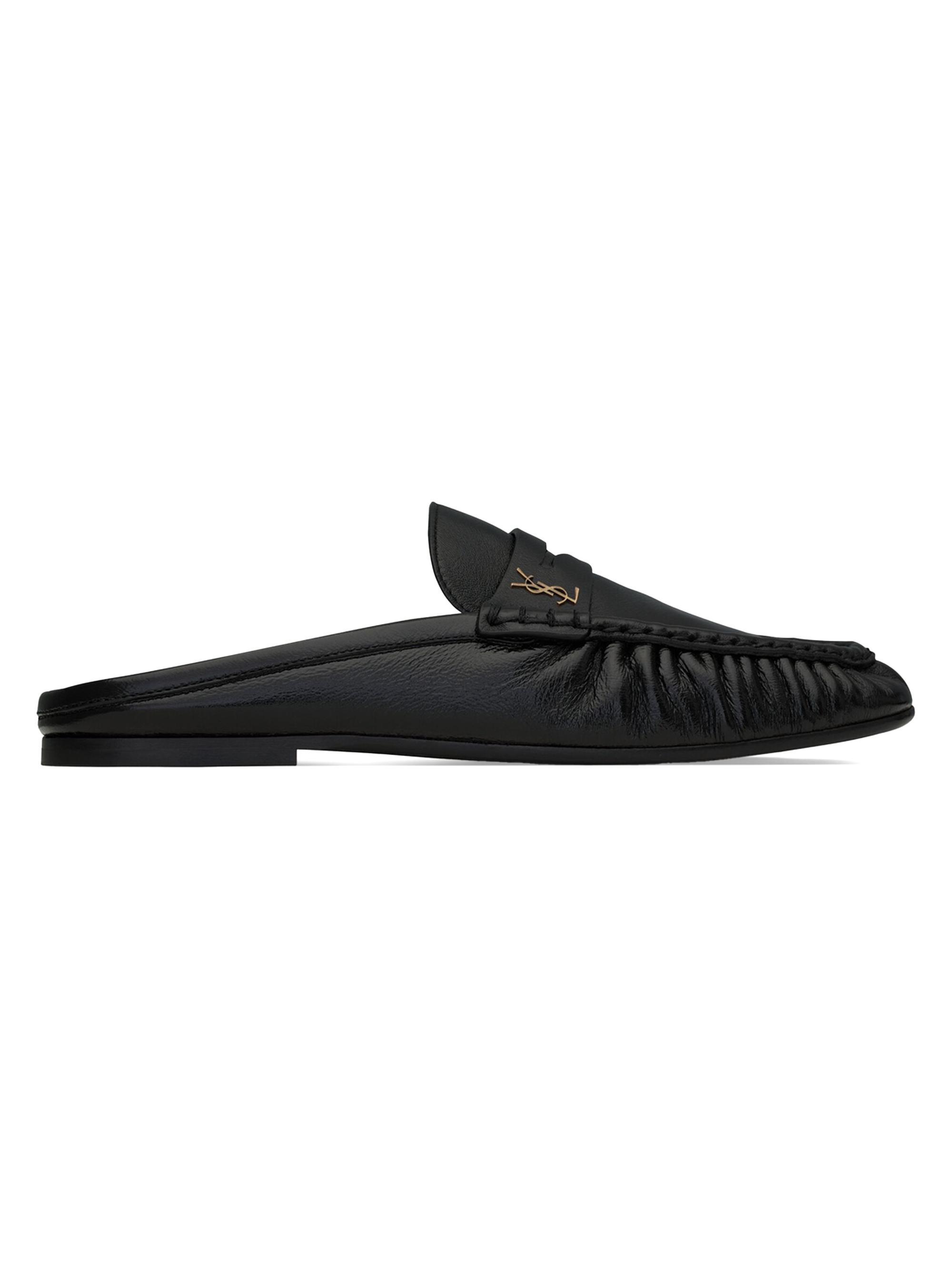 Prada Brushed Leather Mules | Saks Fifth Avenue