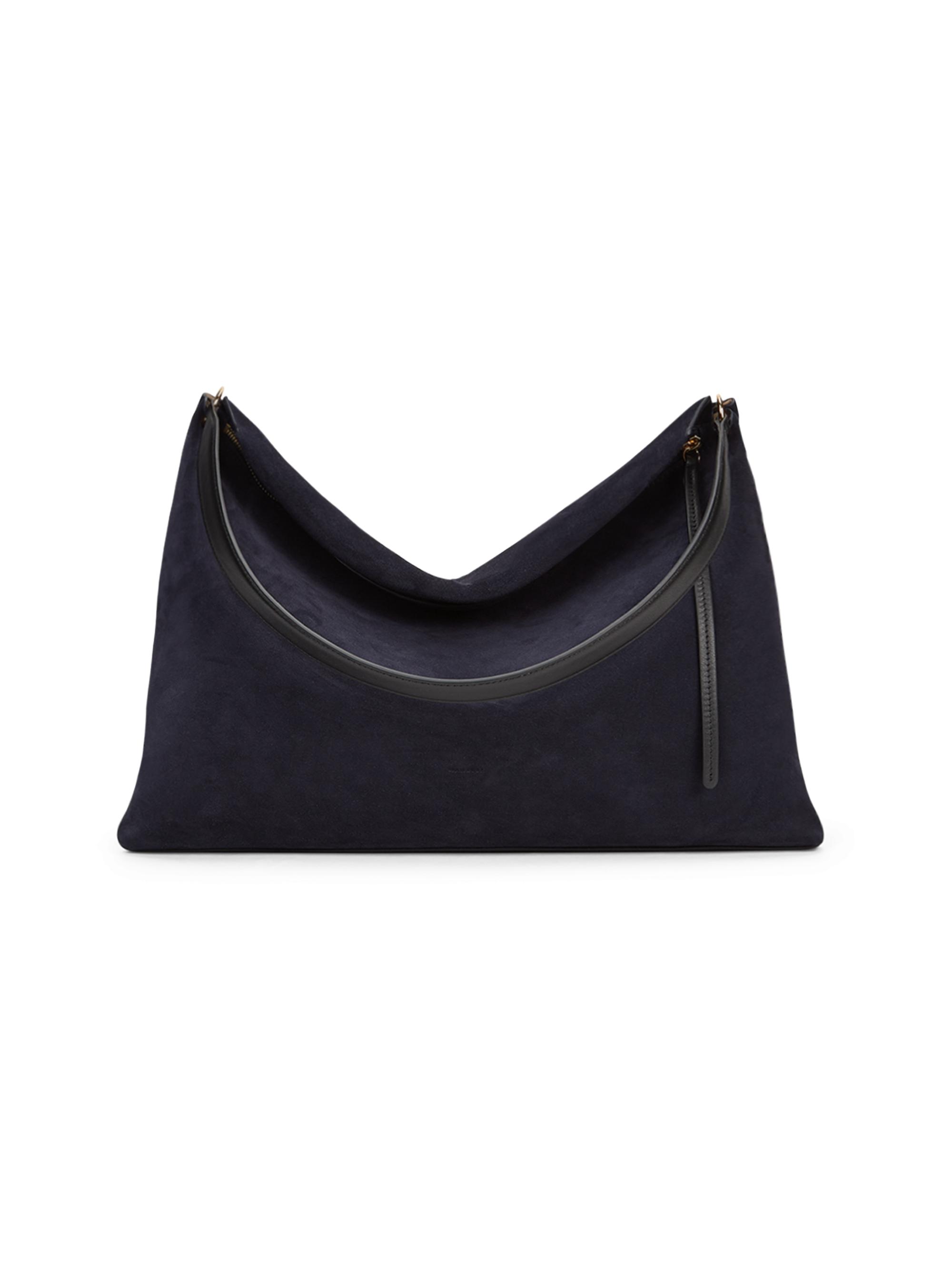 Wandler Women's Penelope Leather Tote Bag - Orion Suede Black