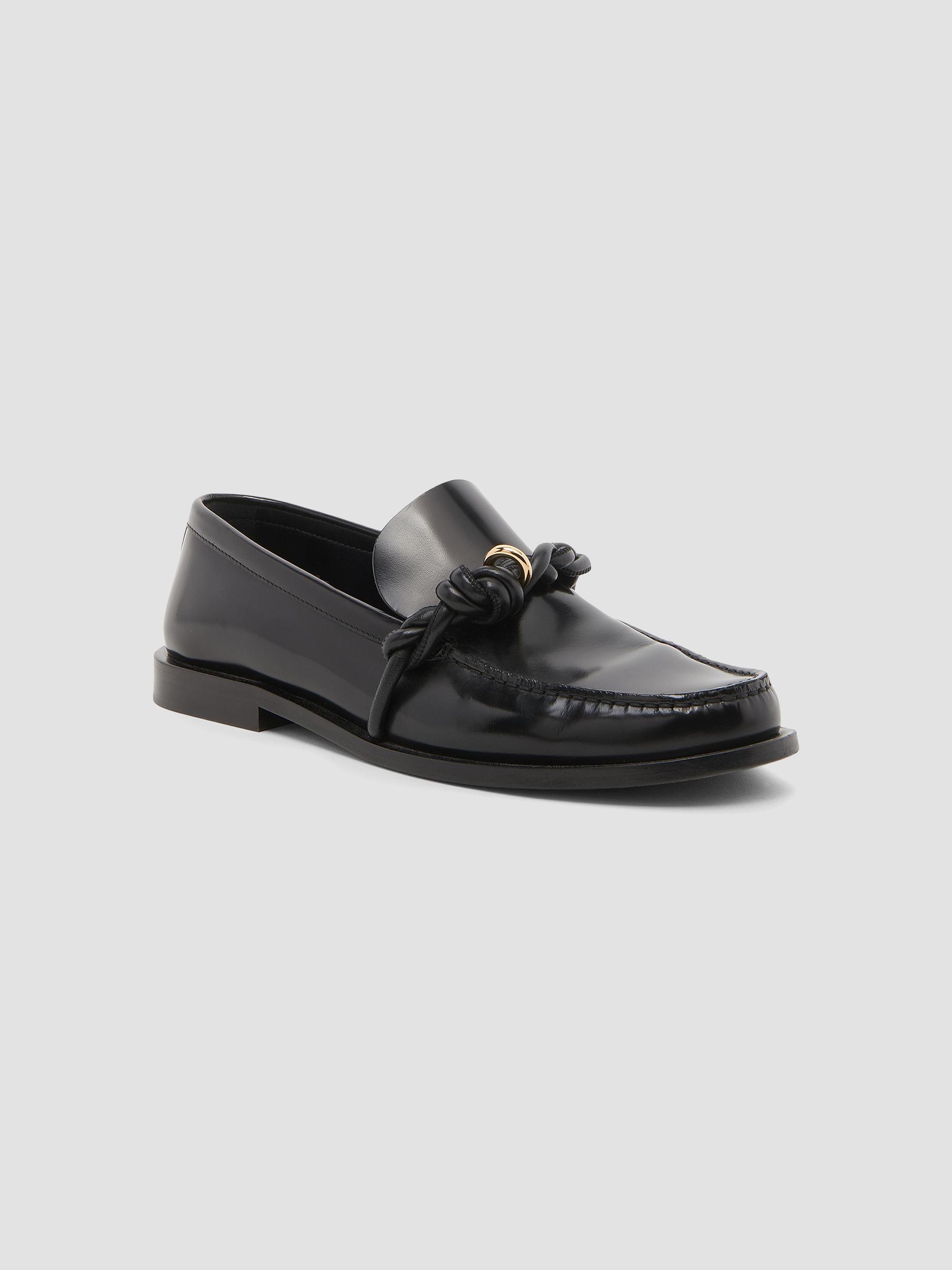 Jil Sander Braided-Design Leather Loafers | Saks Fifth Avenue