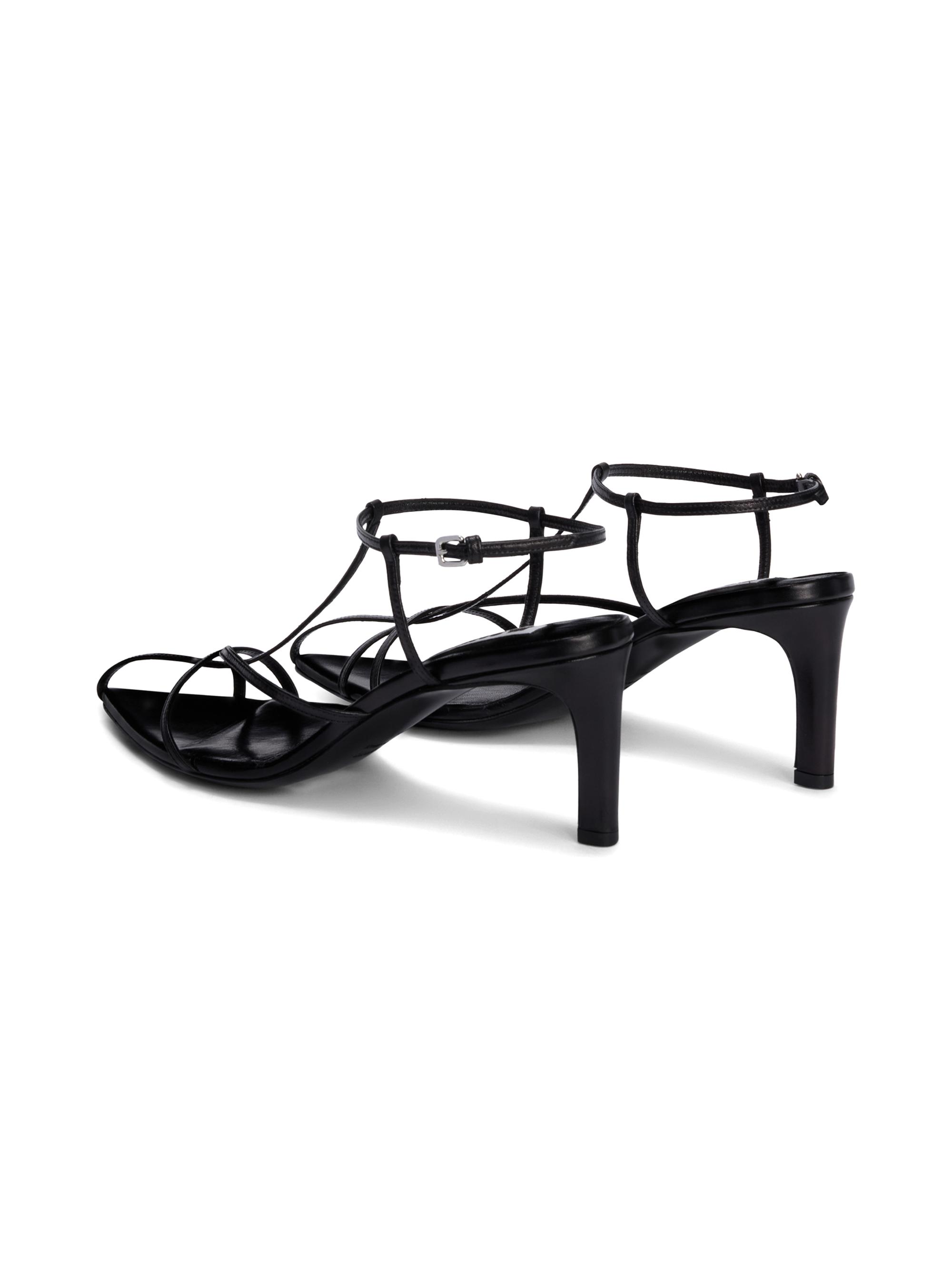 Jil Sander 65MM Leather Kitten-Heel Sandals | Saks Fifth Avenue
