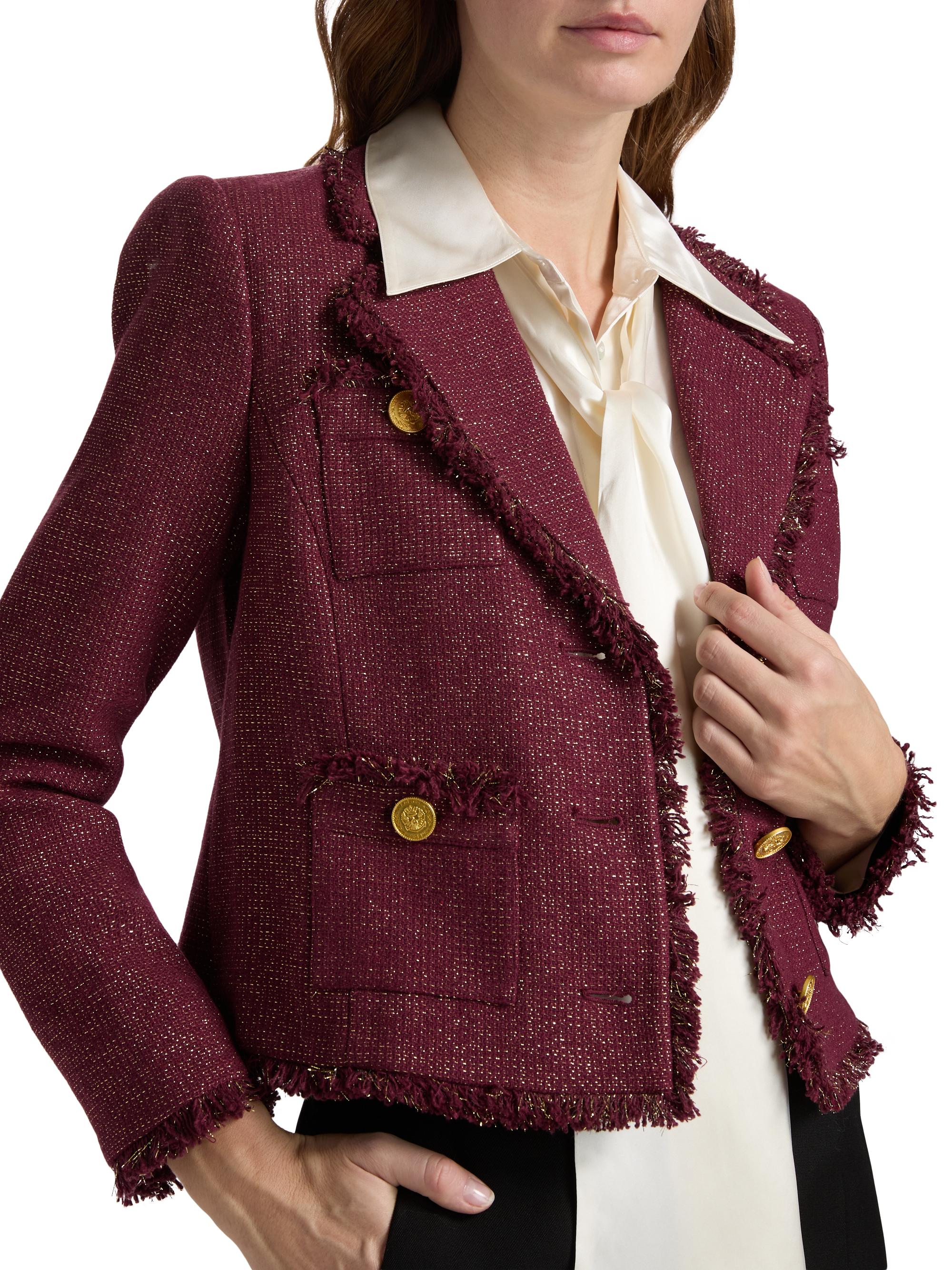 【限界最終値下げ！】Shimmer Tweed Jacket Sequin Tweed Shacket | LaneBryant