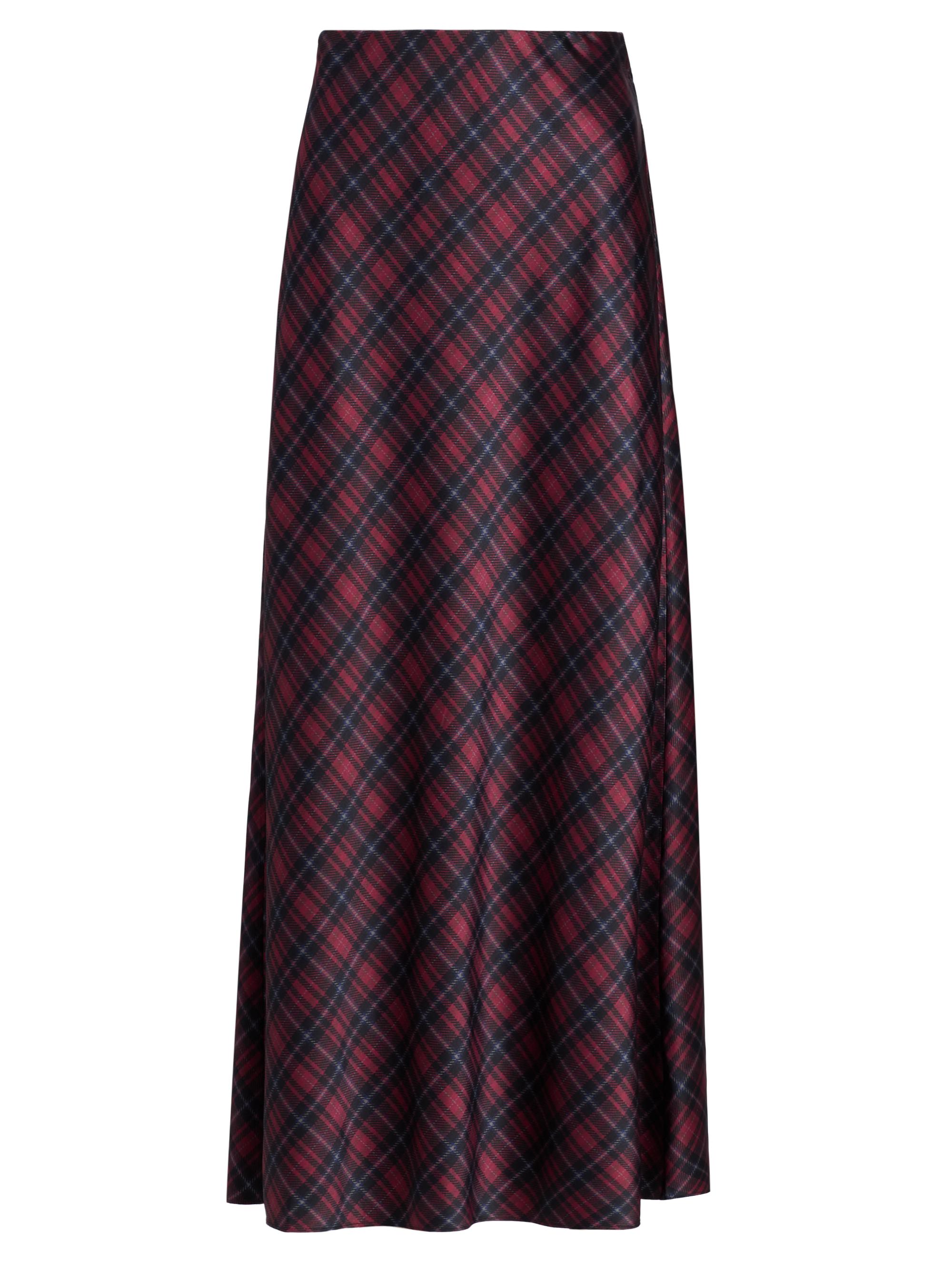 Cami NYC Women's Aviva Silk Maxi Skirt - Tartan