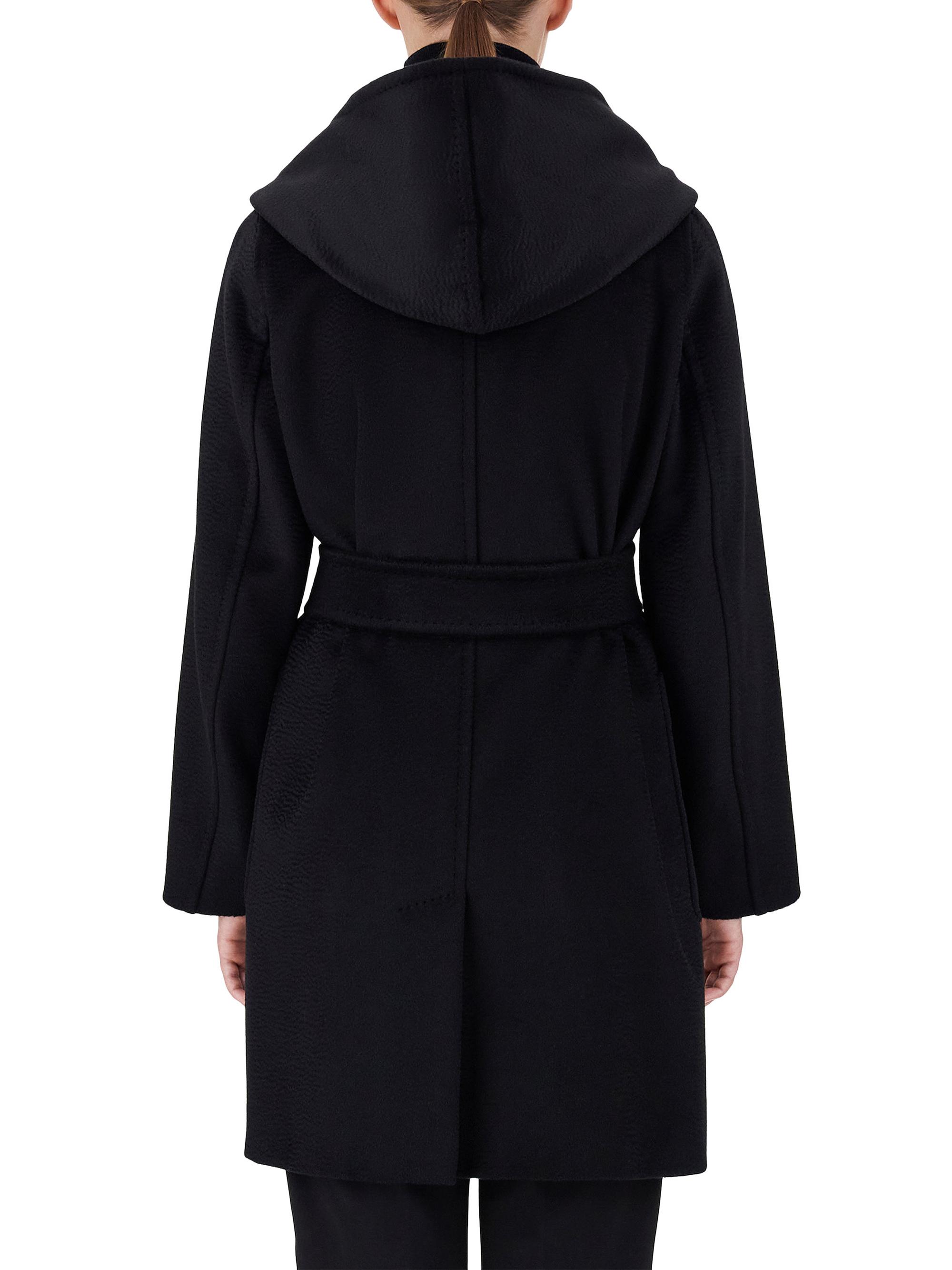 Max Mara Rialto Camel Hair Hooded Wrap Coat | Saks Fifth Avenue
