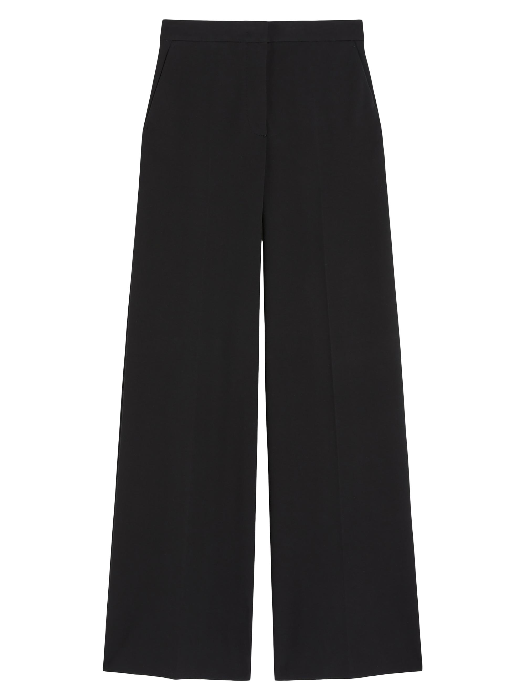 Max Mara Women's Compact Jersey Trousers - Black