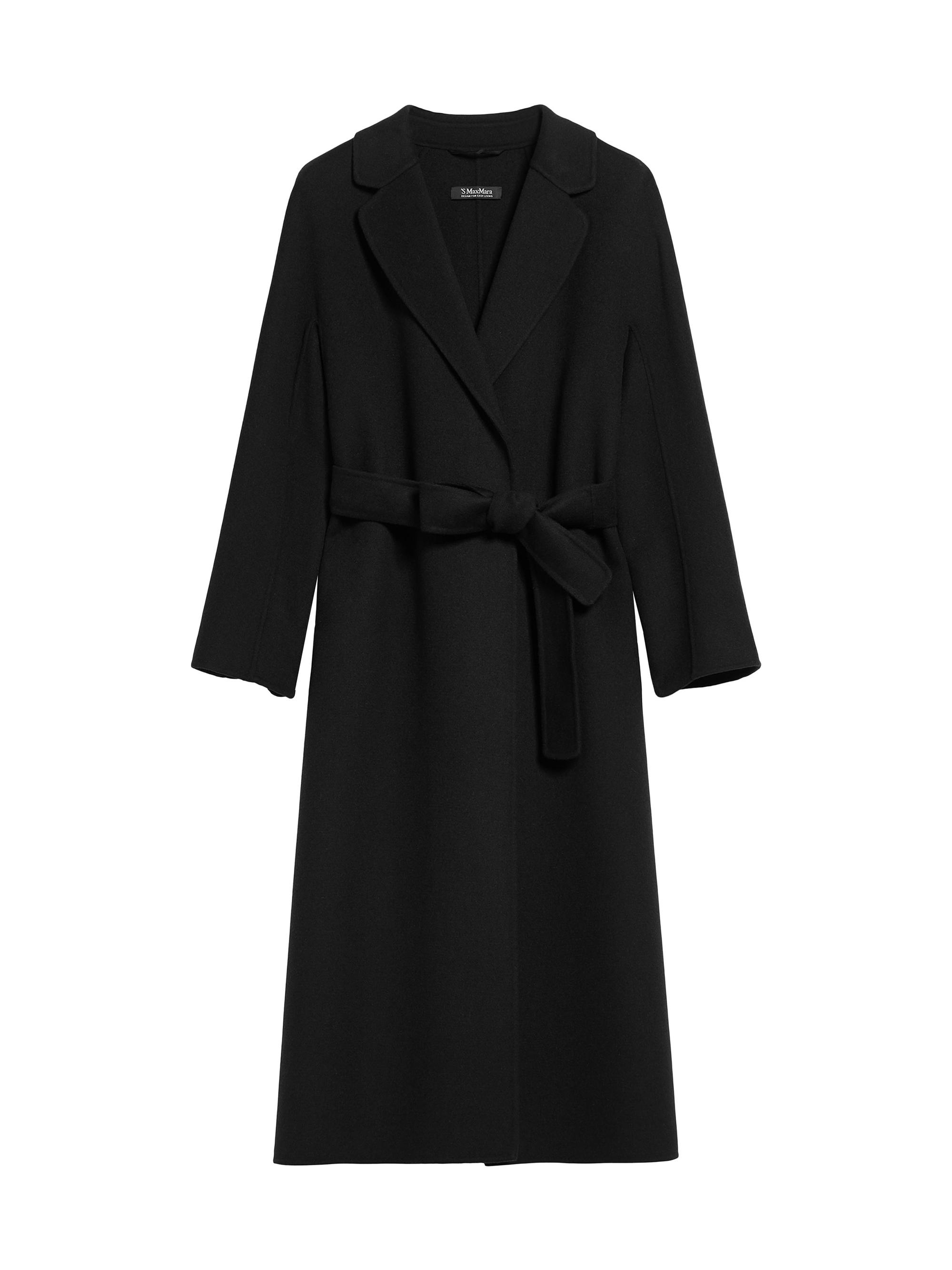 Max Mara Women's Wool Broadcloth Midi Coat - Black