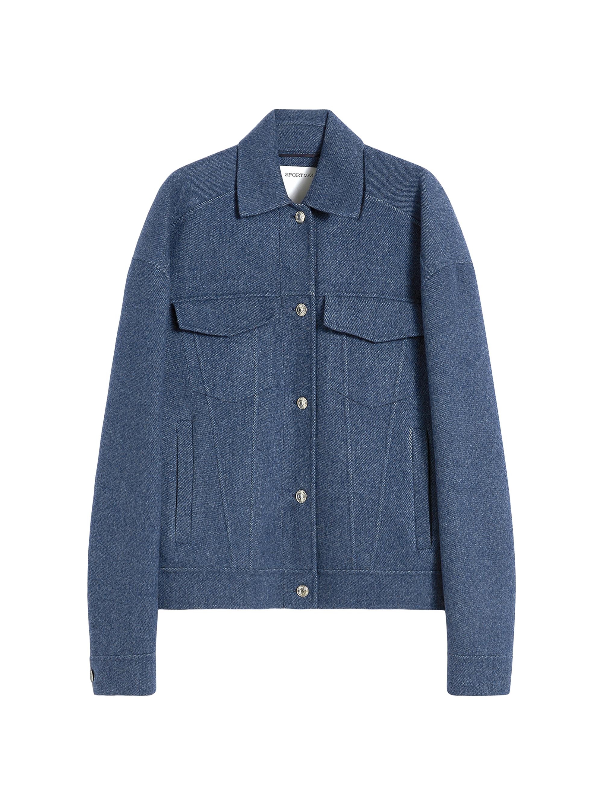 Sportmax Women's Wool Jacket Runway - Navy Denim