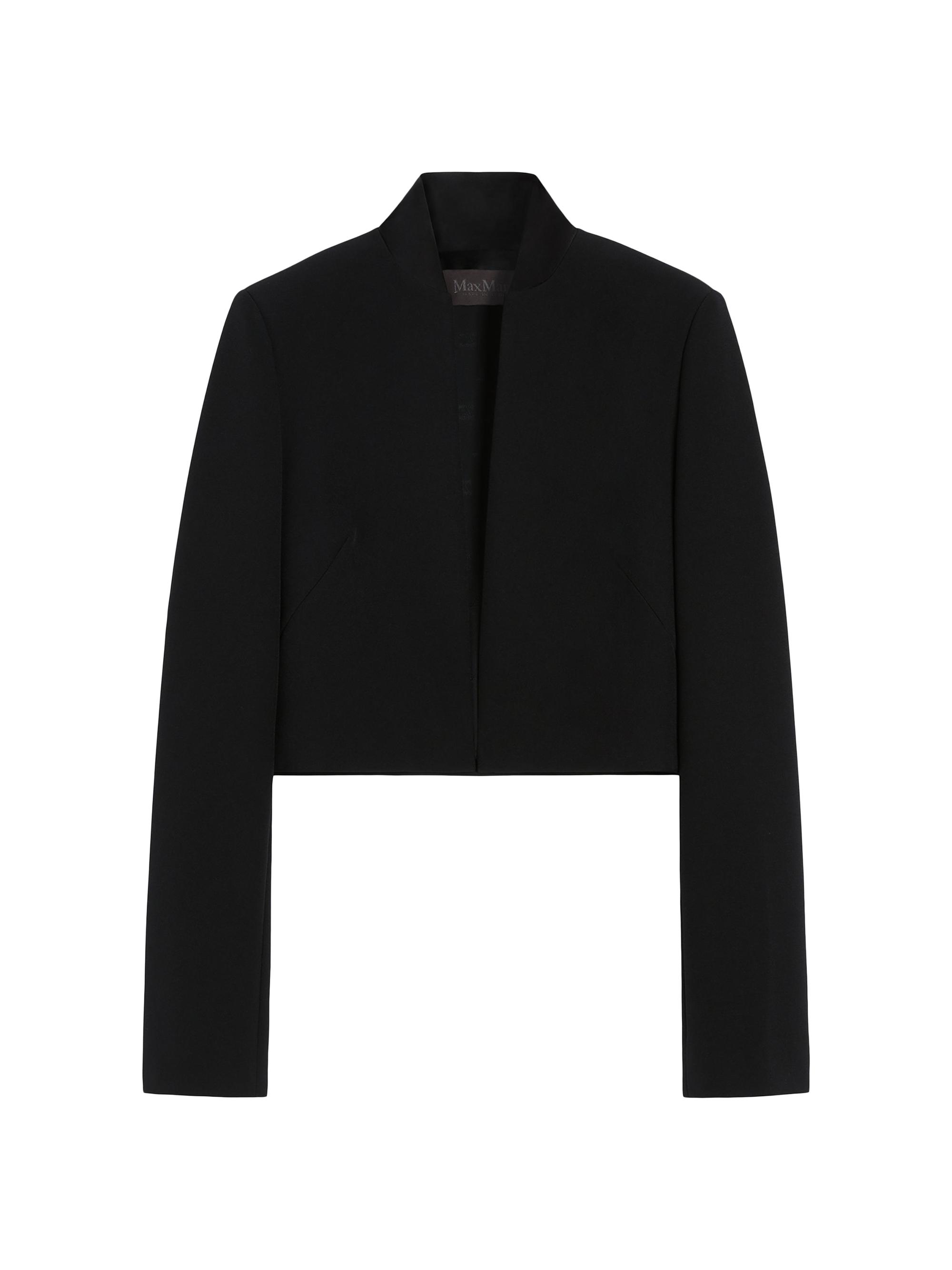 Max Mara Women's Cropped Sable Jacket - Black