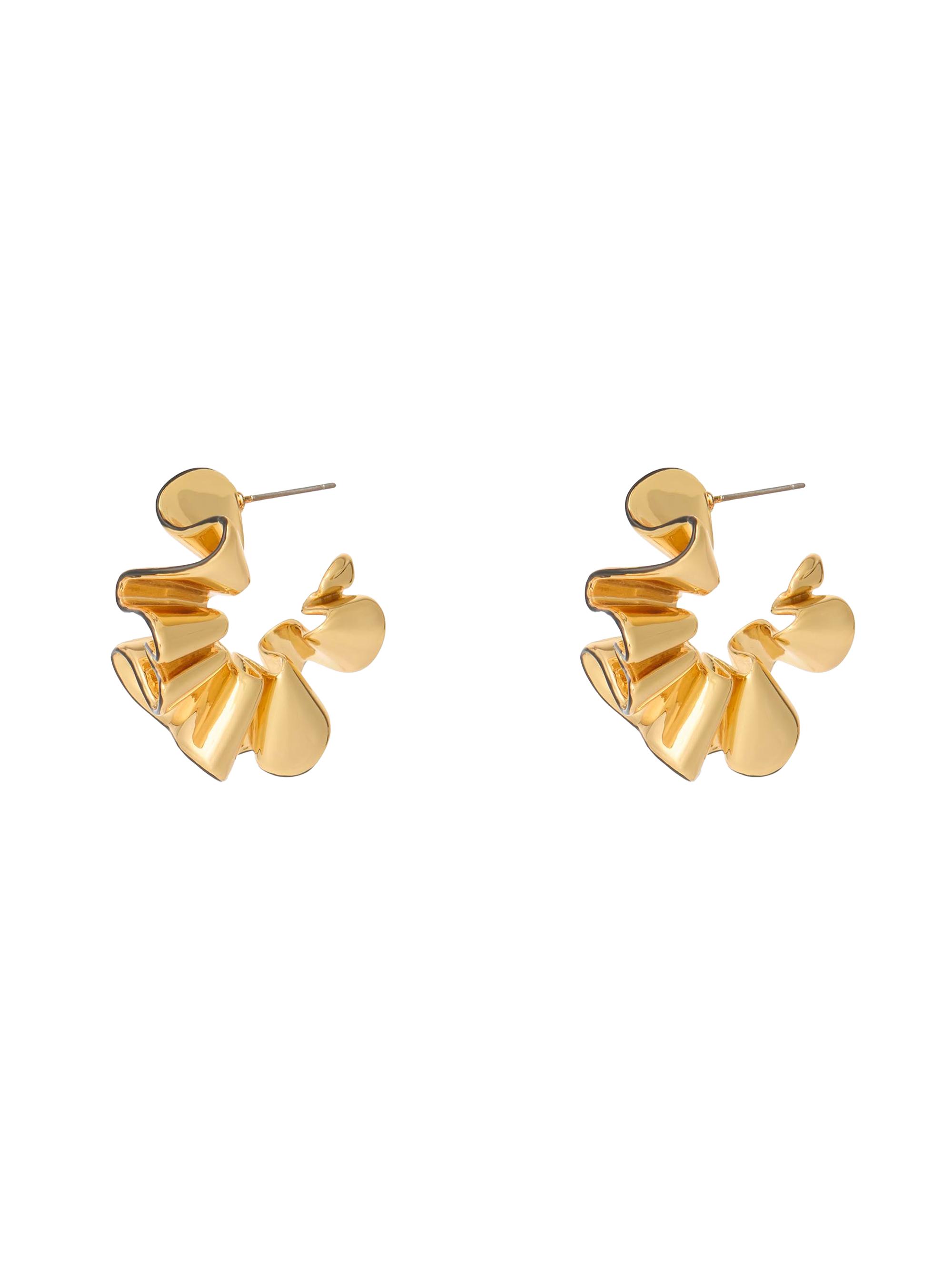 Lele Sadoughi Women's The Met x Lele Toulouse La Troupe De Mademoiselle Eglantine Petticoat Goldtone Hoop Earrings - Mademoiselle Eglantine